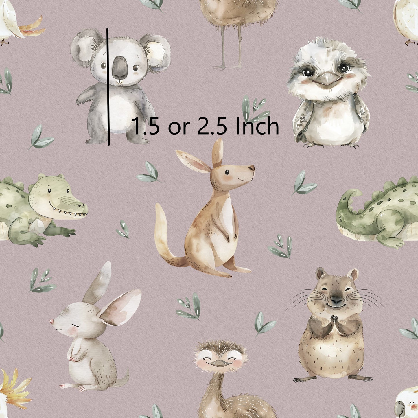 November Pre Order - Aussie Animals Dusty Rose