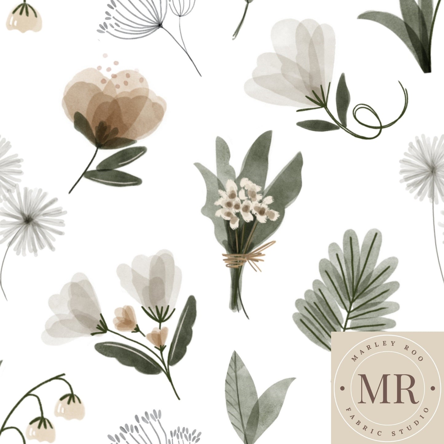 Boho Bloom - Woven 3 Inch