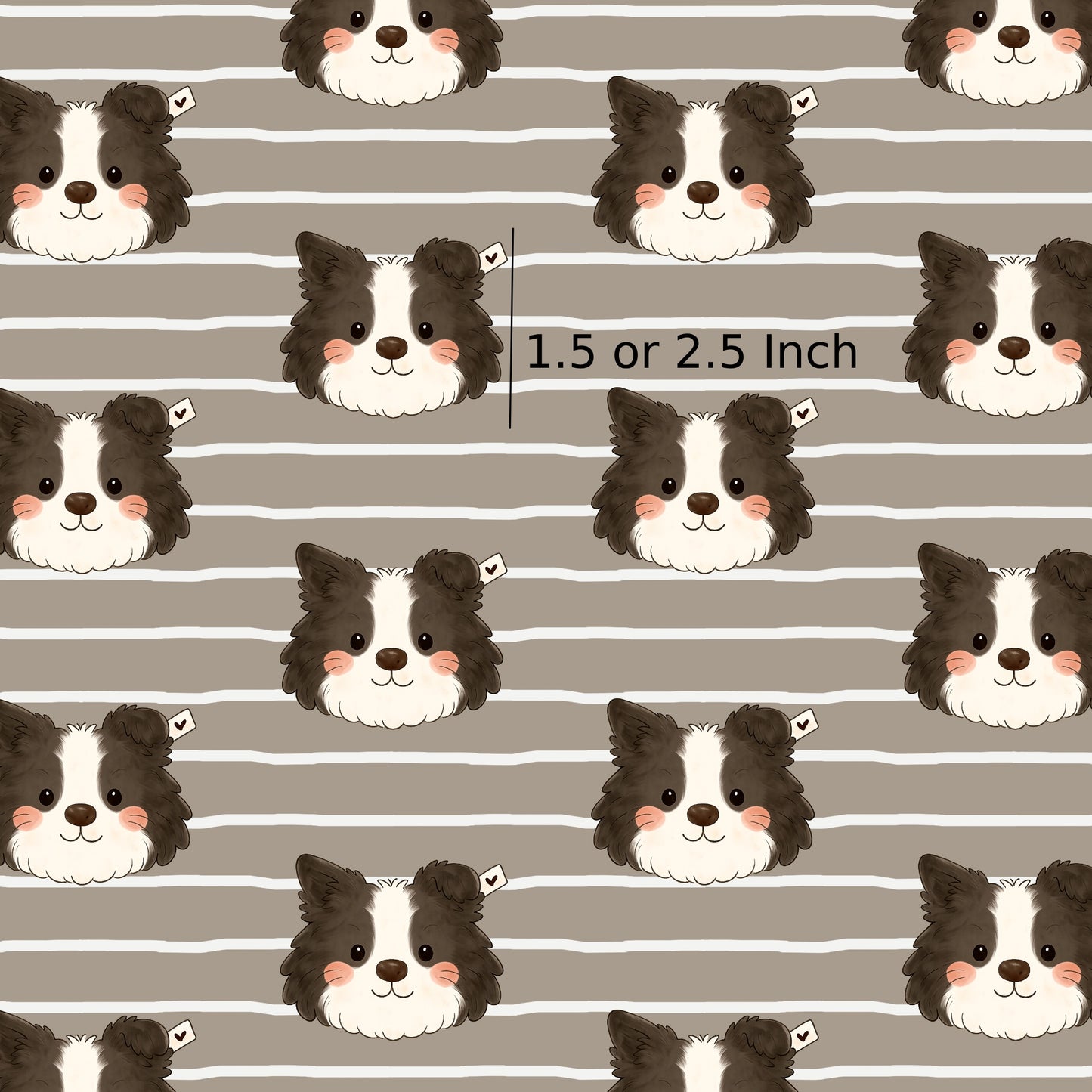 June Pre Order - Brodie the Border Collie - Stripe