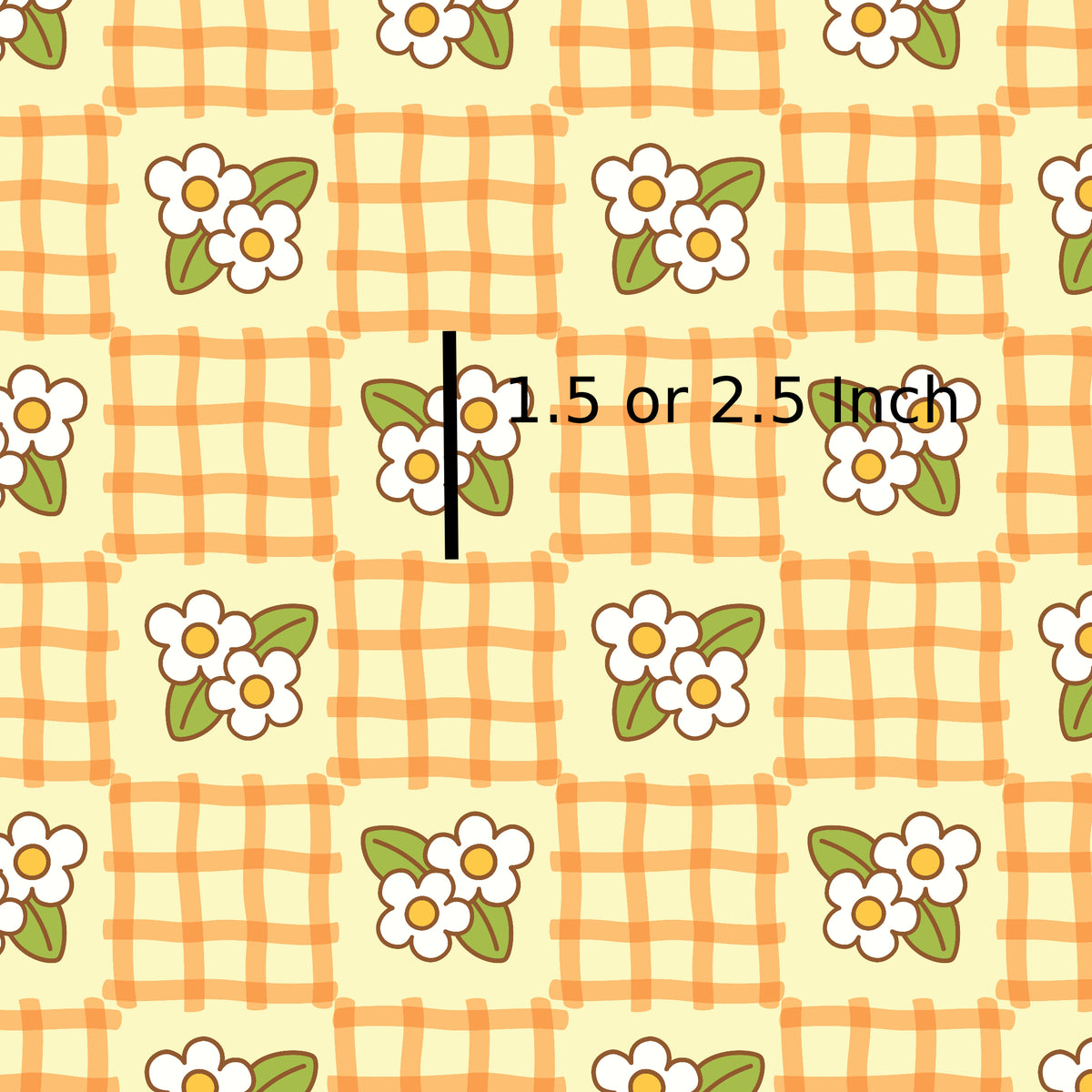 September Pre Order - Floral Gingham Squares