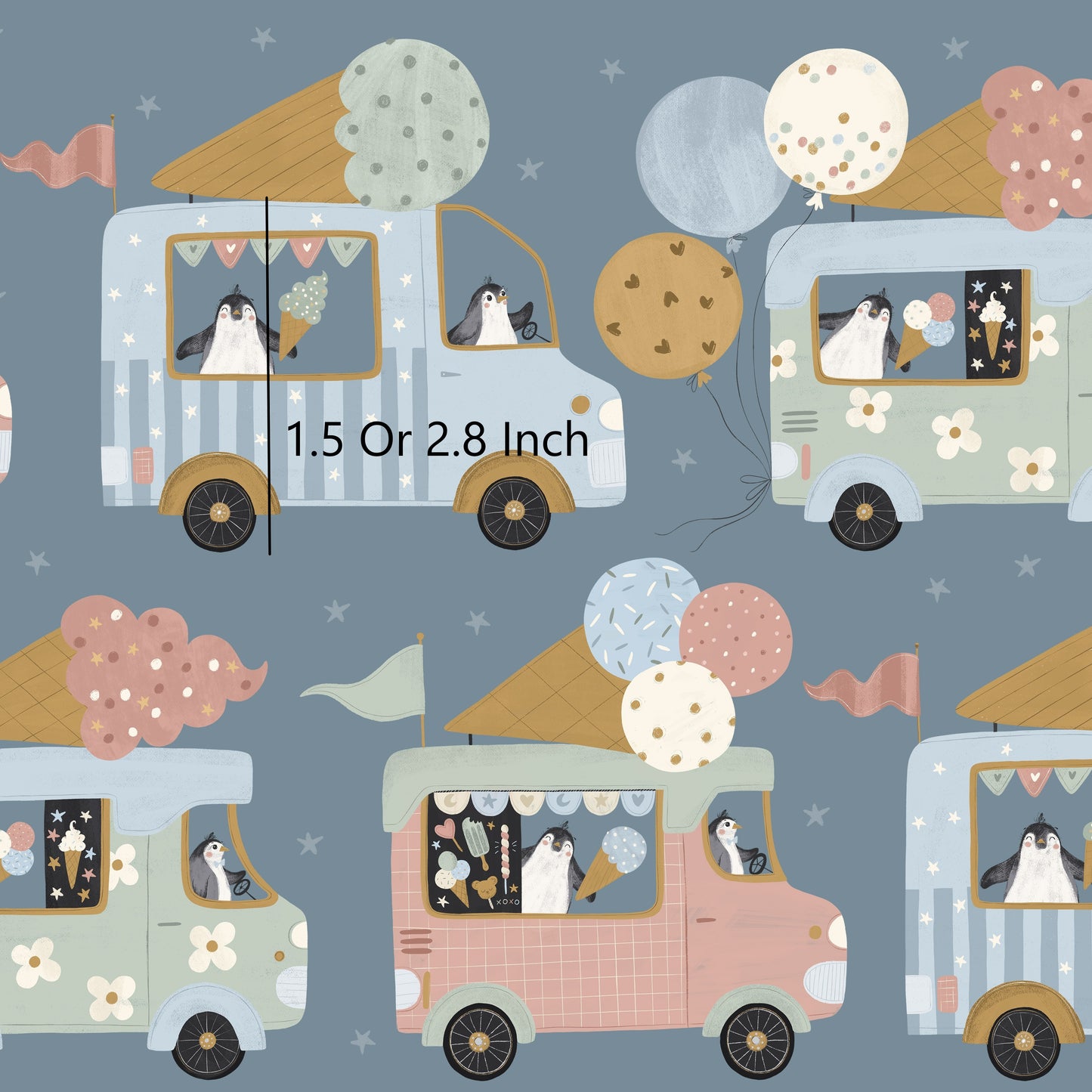 January Pre Order - Ice Cream Trucks & Penguins