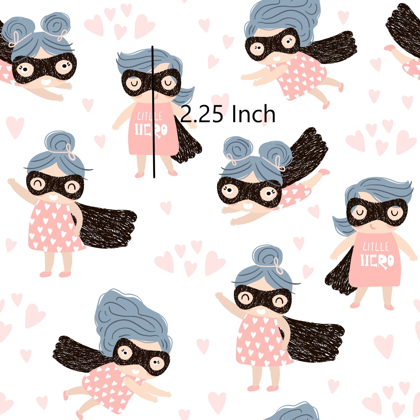 My Little Super Hero - Woven Cotton Fabric