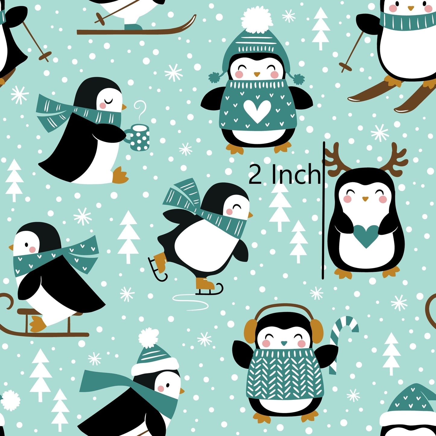 June Pre Order - Penguins on Snow