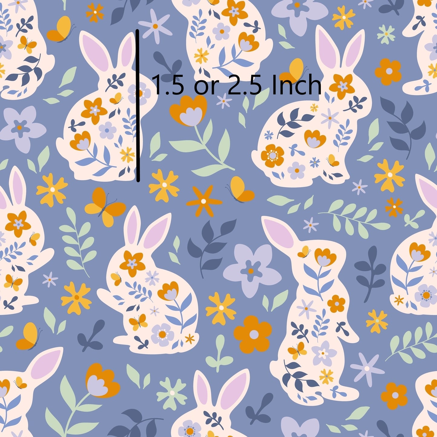 November Pre Order - Purple Floral Bunnies