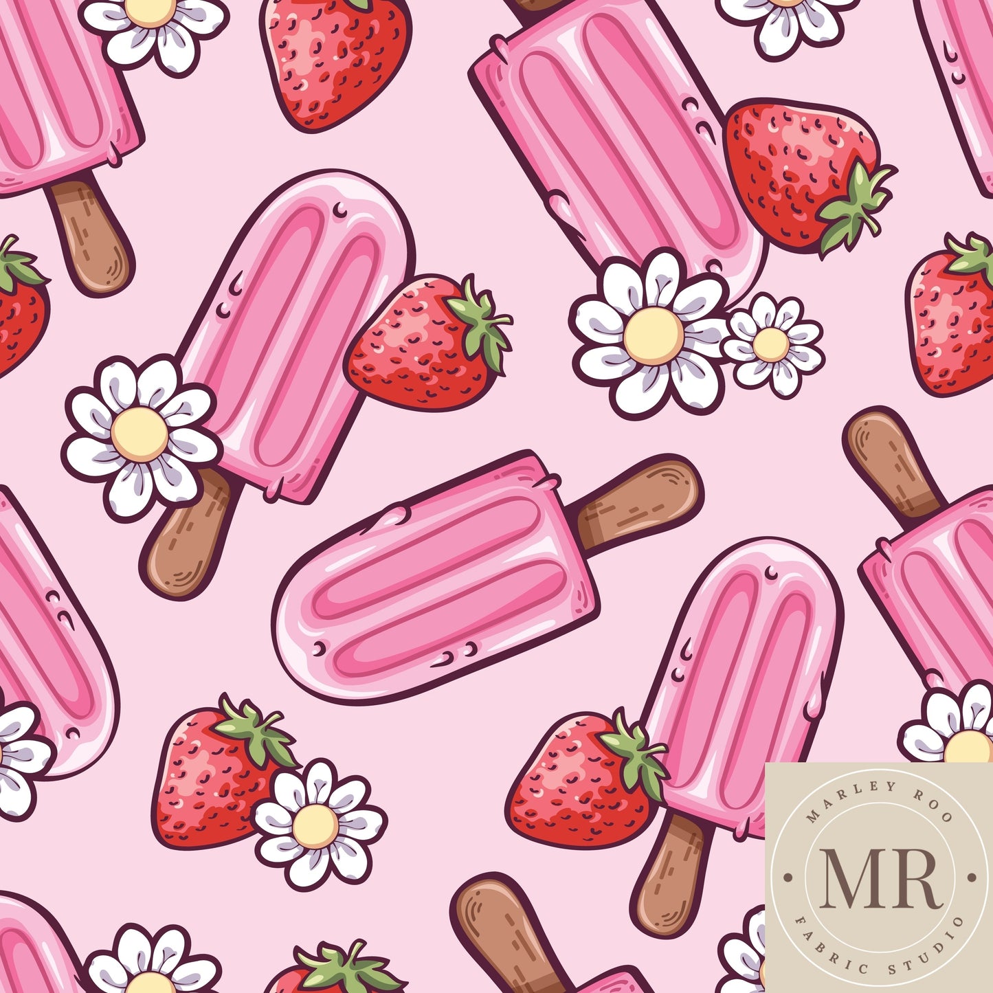 May Pre Order - Strawberry Ice Blocks