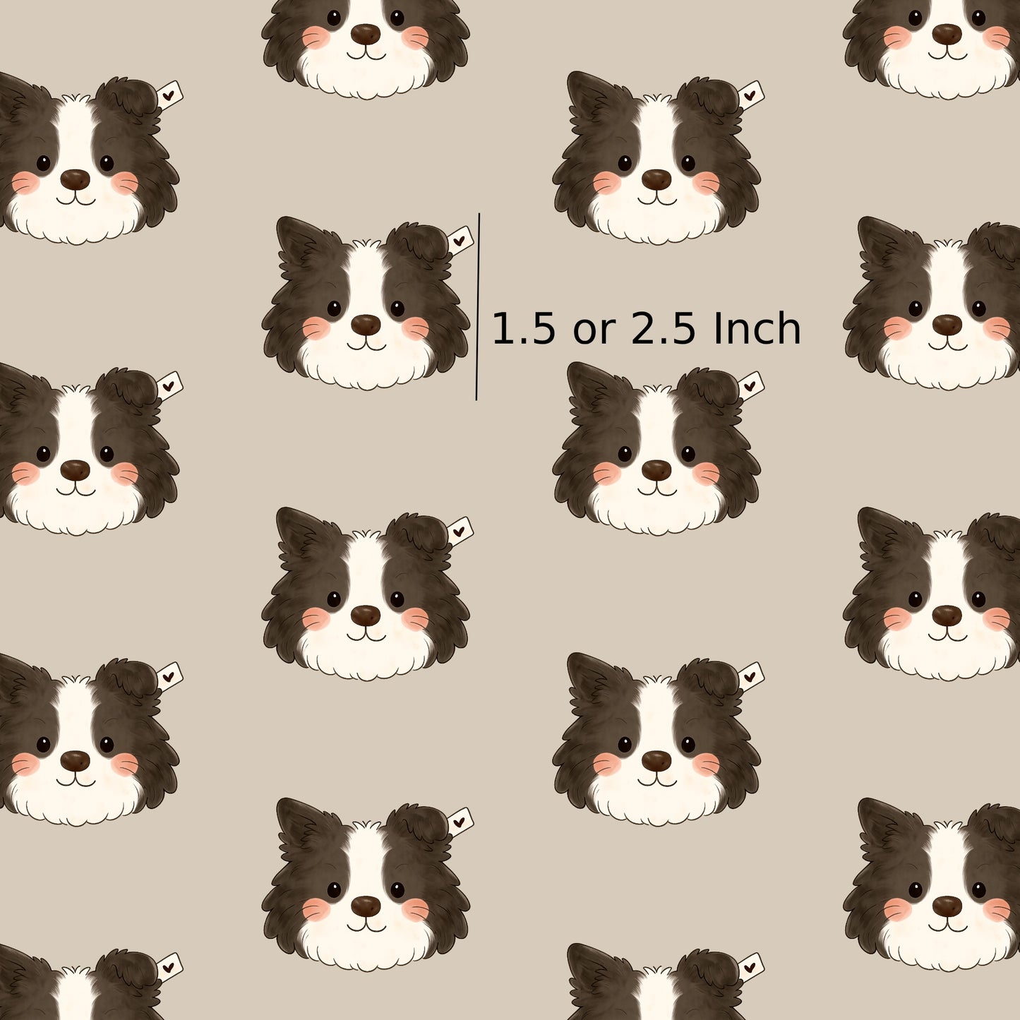 June Pre Order - Brodie the Border Collie - Tan