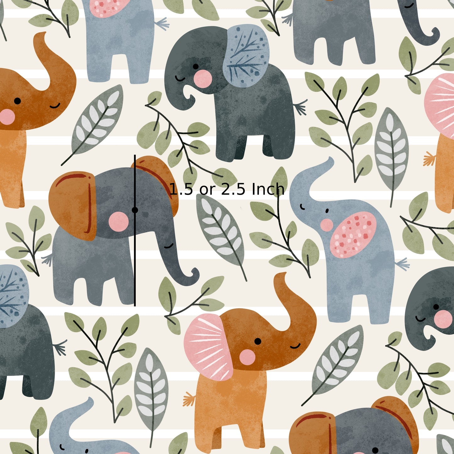 July Pre Order - Floral Elephants