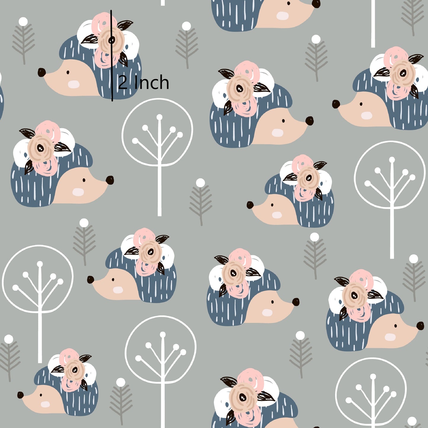 November Pre Order - Floral Hedgehog