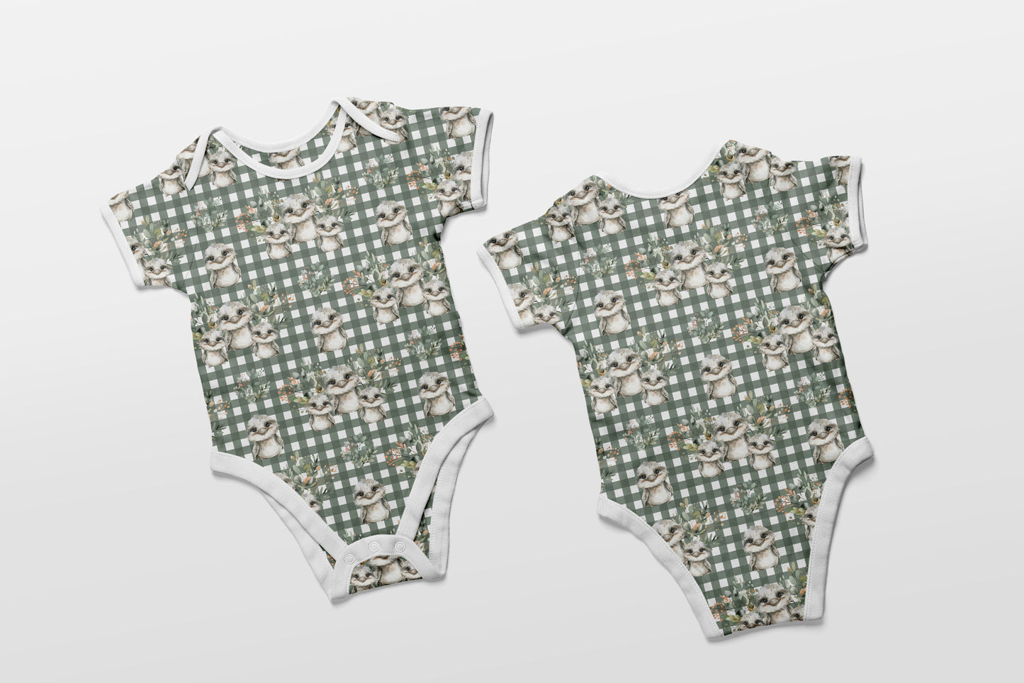 June Pre Order - Kookaburra Green Gingham