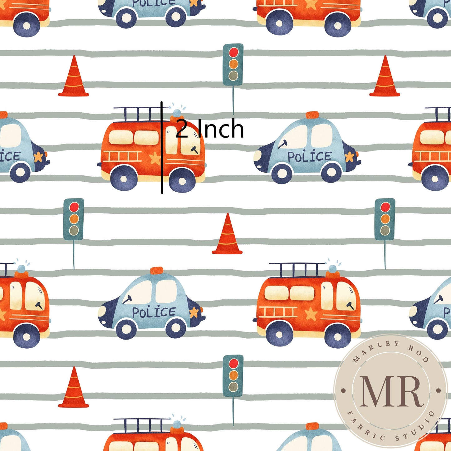 November Pre Order - police Fire Rescue Stripe