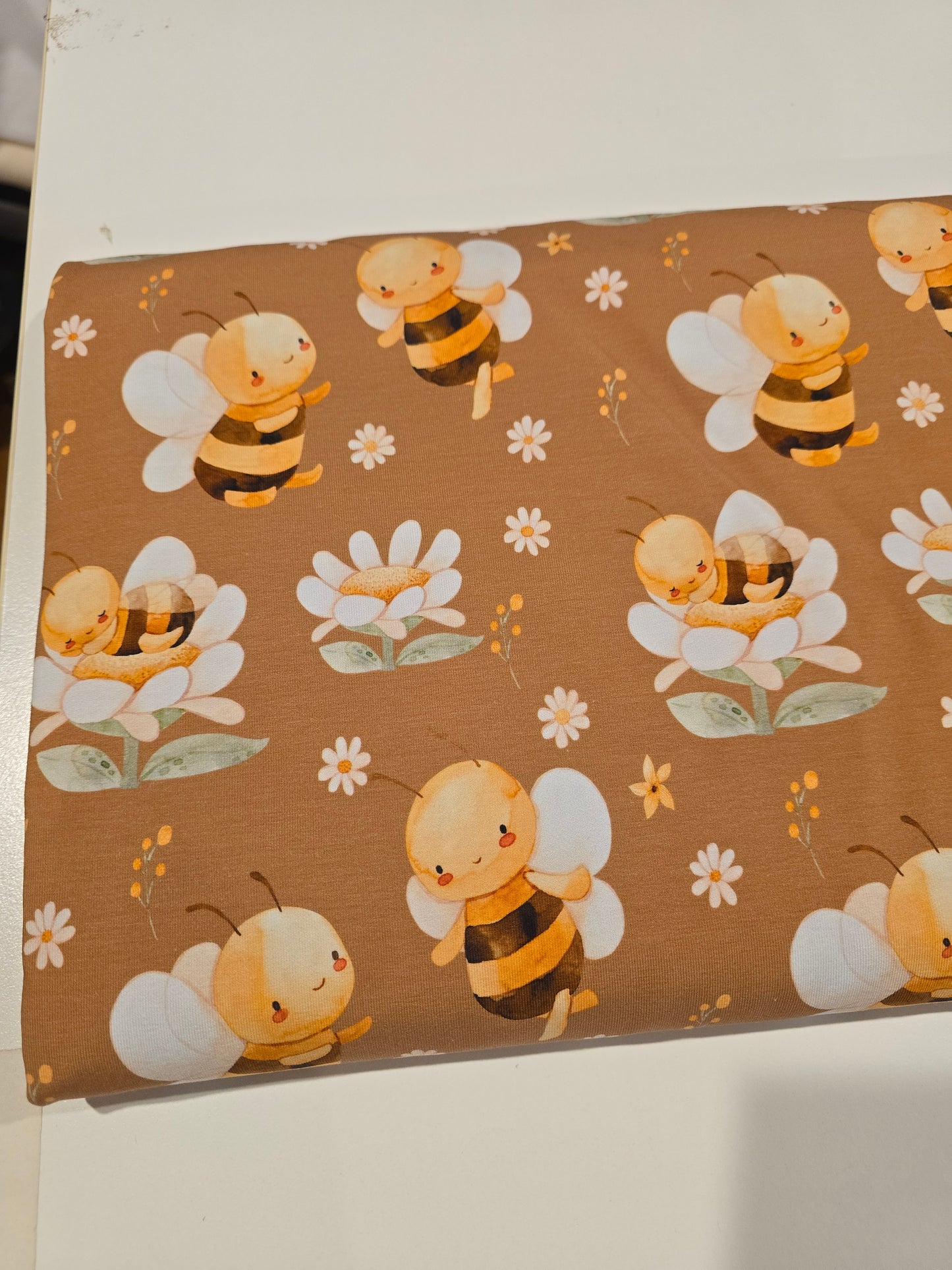 Buzzy Bees - Cotton Lycra Knit 220 (slightly different colour)
