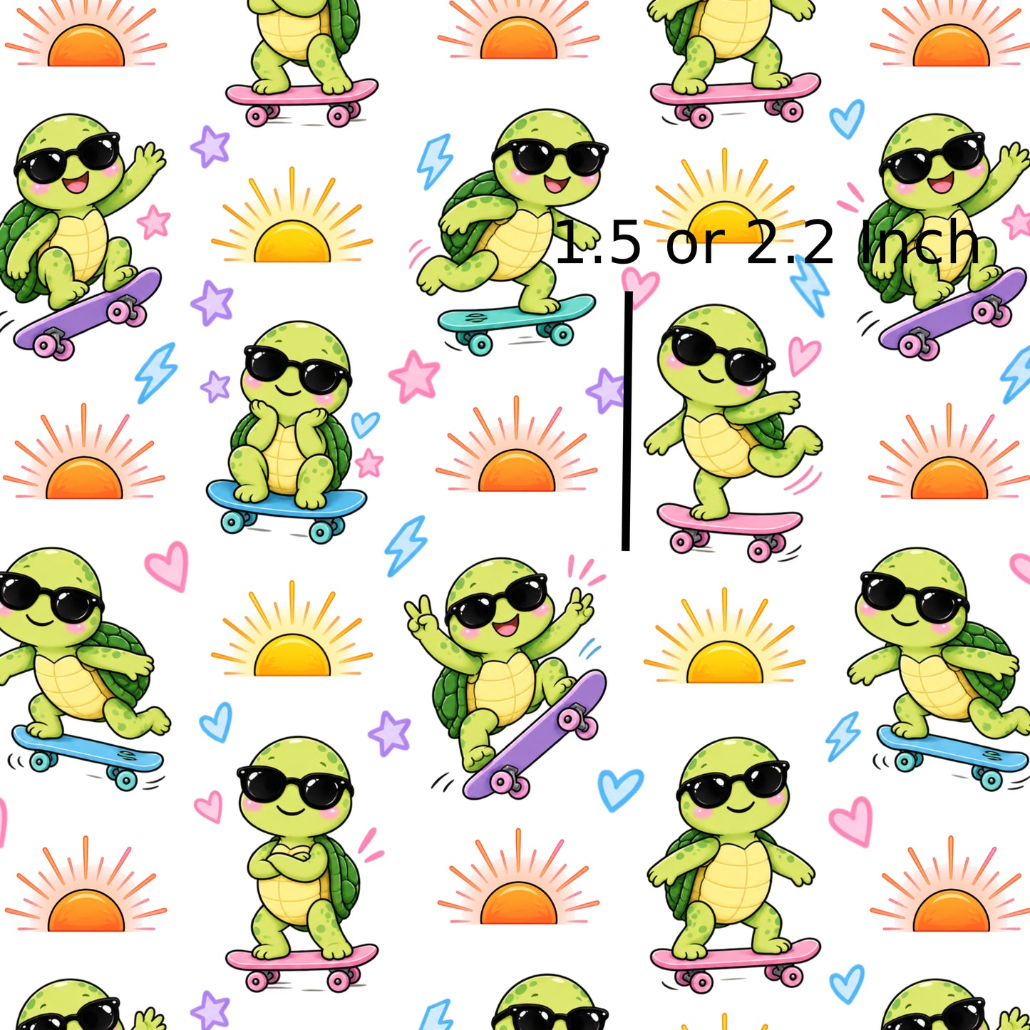 September Pre Order - Sunny skater Turtles