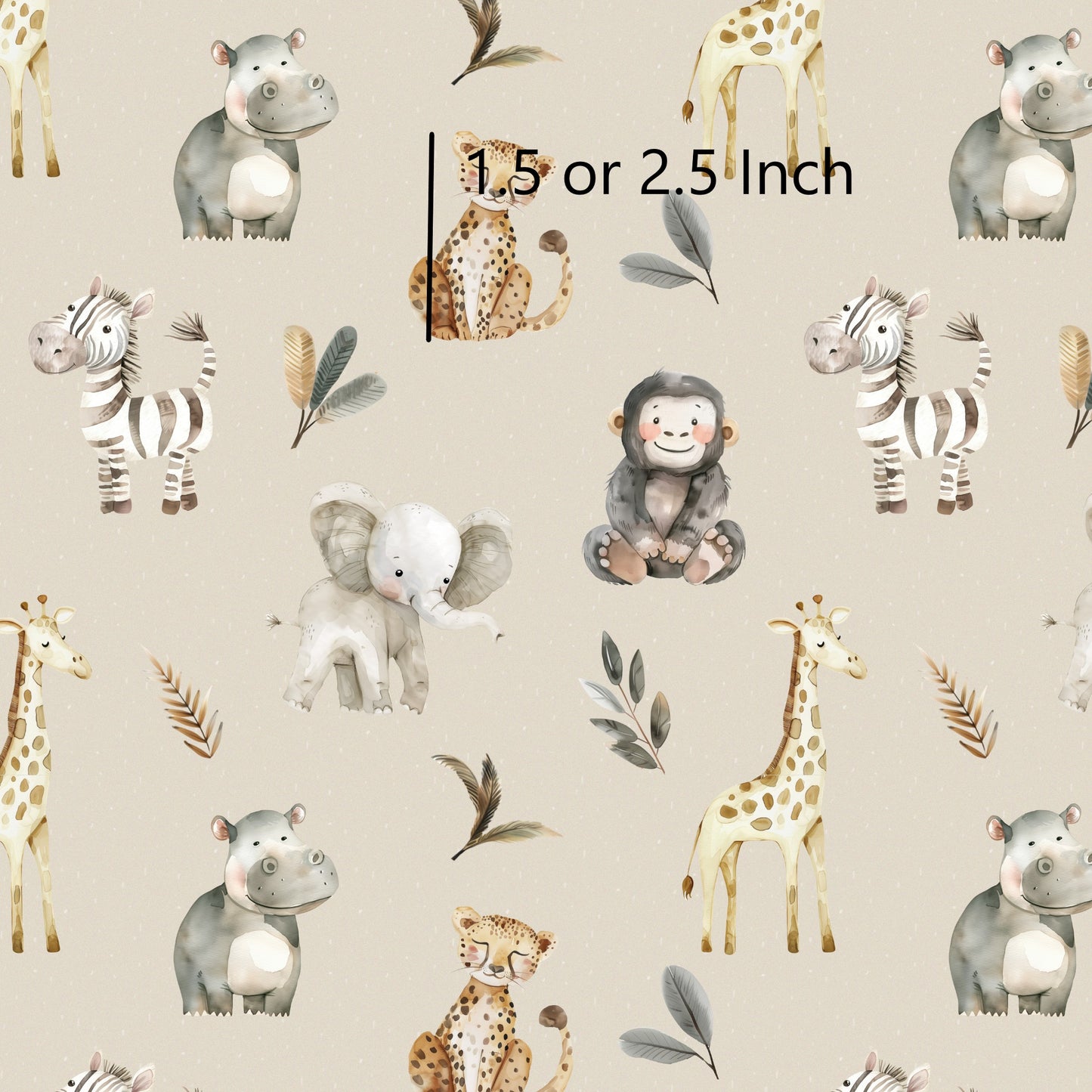 November Pre Order - Safari Babies - Ecru