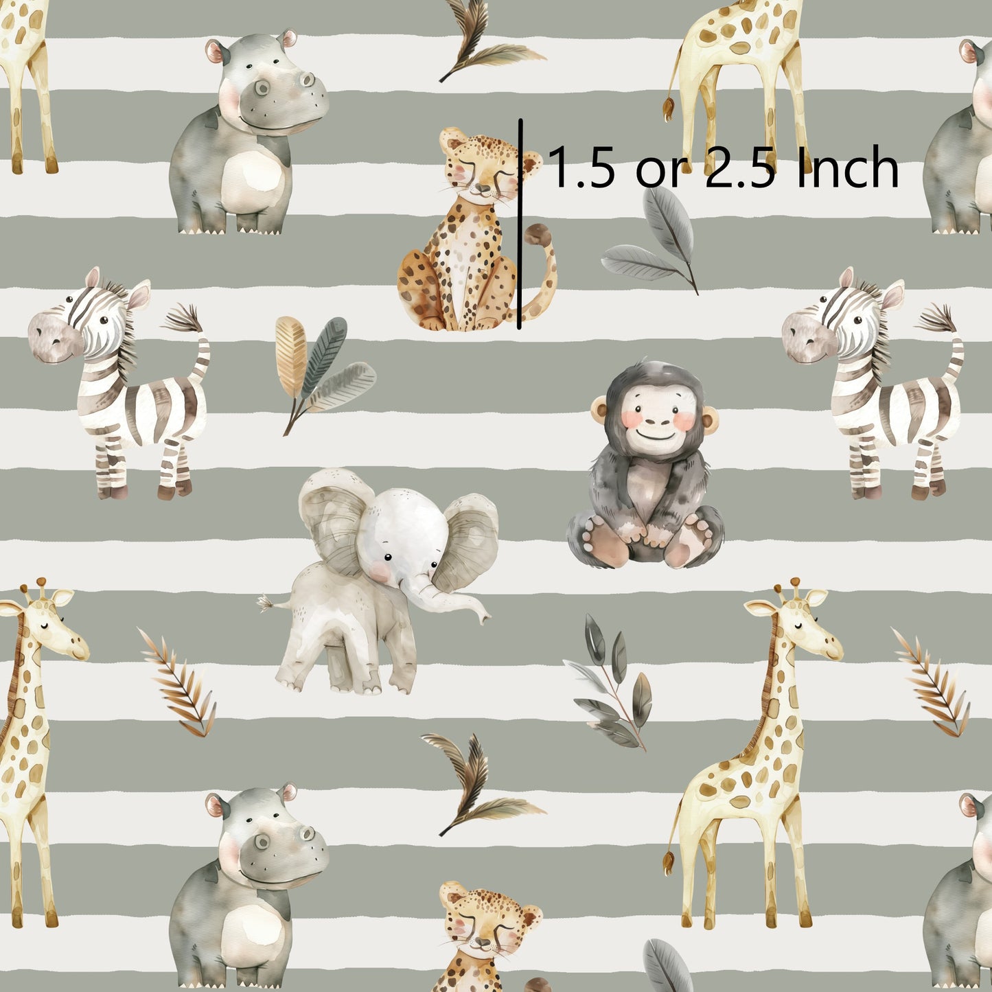 November Pre Order - Safari Babies - Stripe