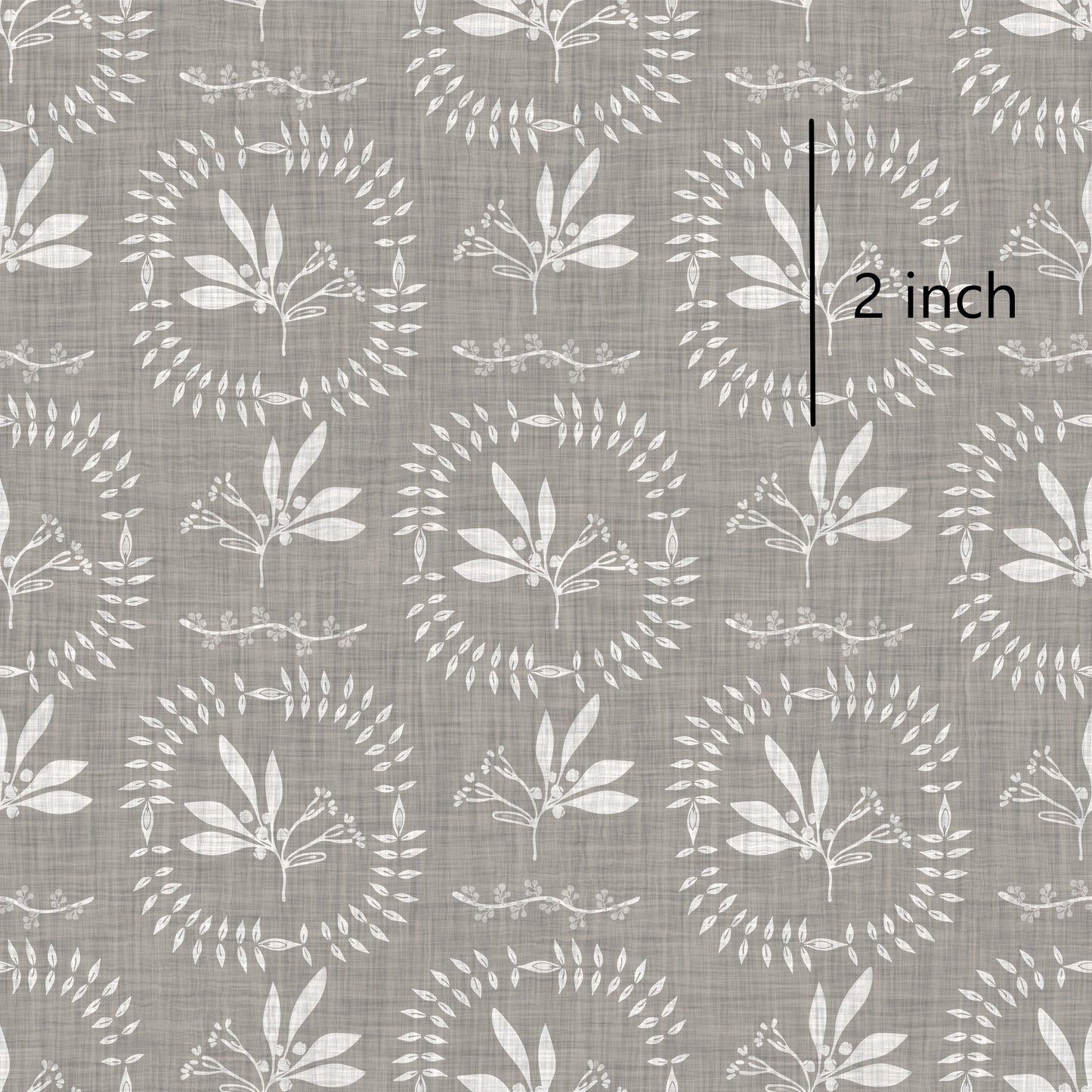 June Pre Order - Grey Linen Flower