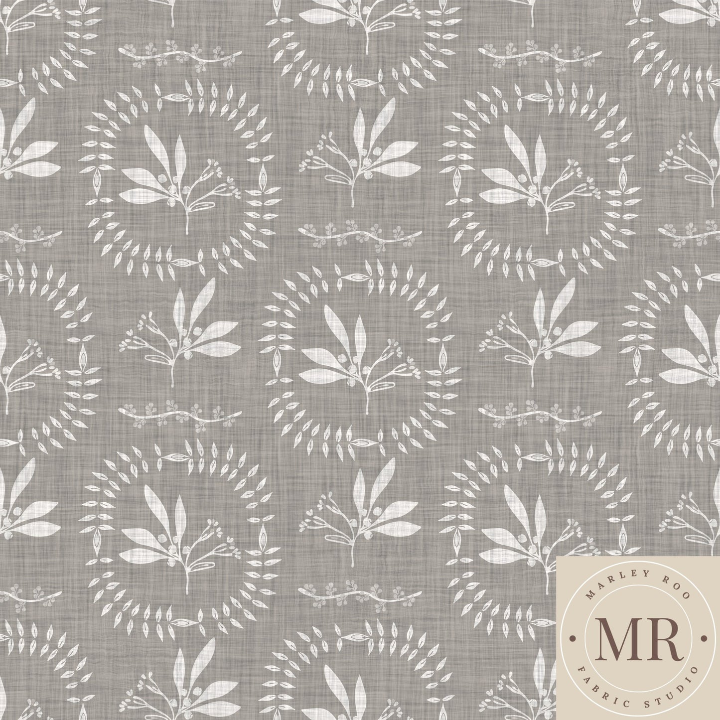 May Pre Order - Grey Linen Flower