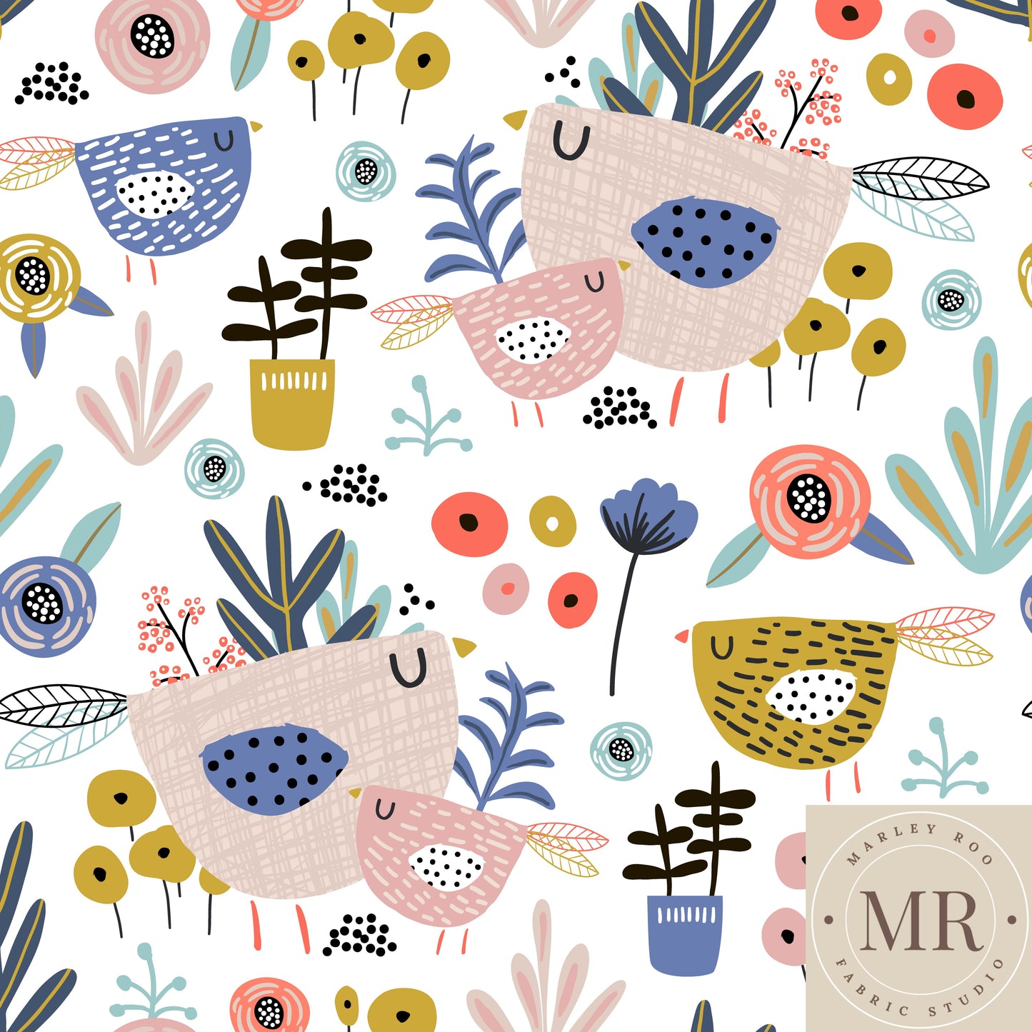 May Pre Order - Pastel Birds