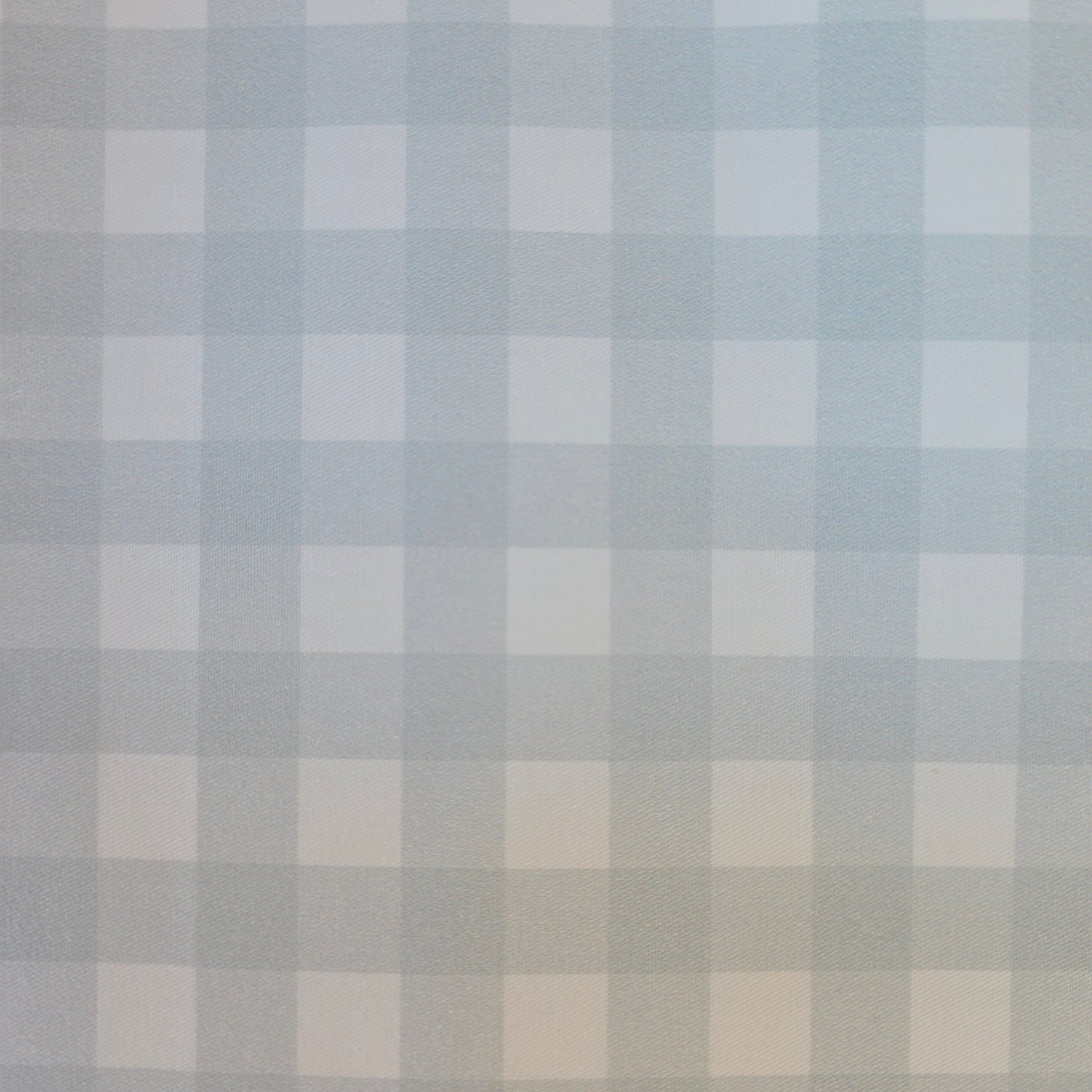 Light Blue sage Gingham - Woven Cotton Fabric (80cm remnant)