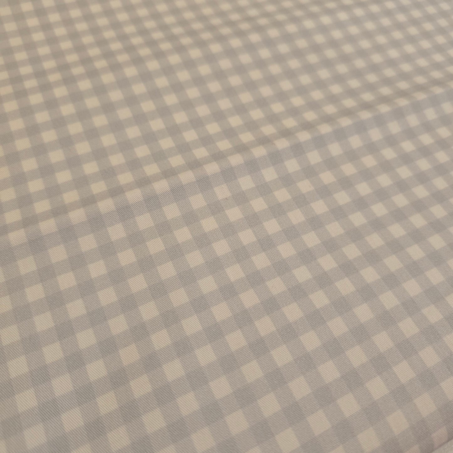 Light Blue Gingham small - Woven Cotton Fabric