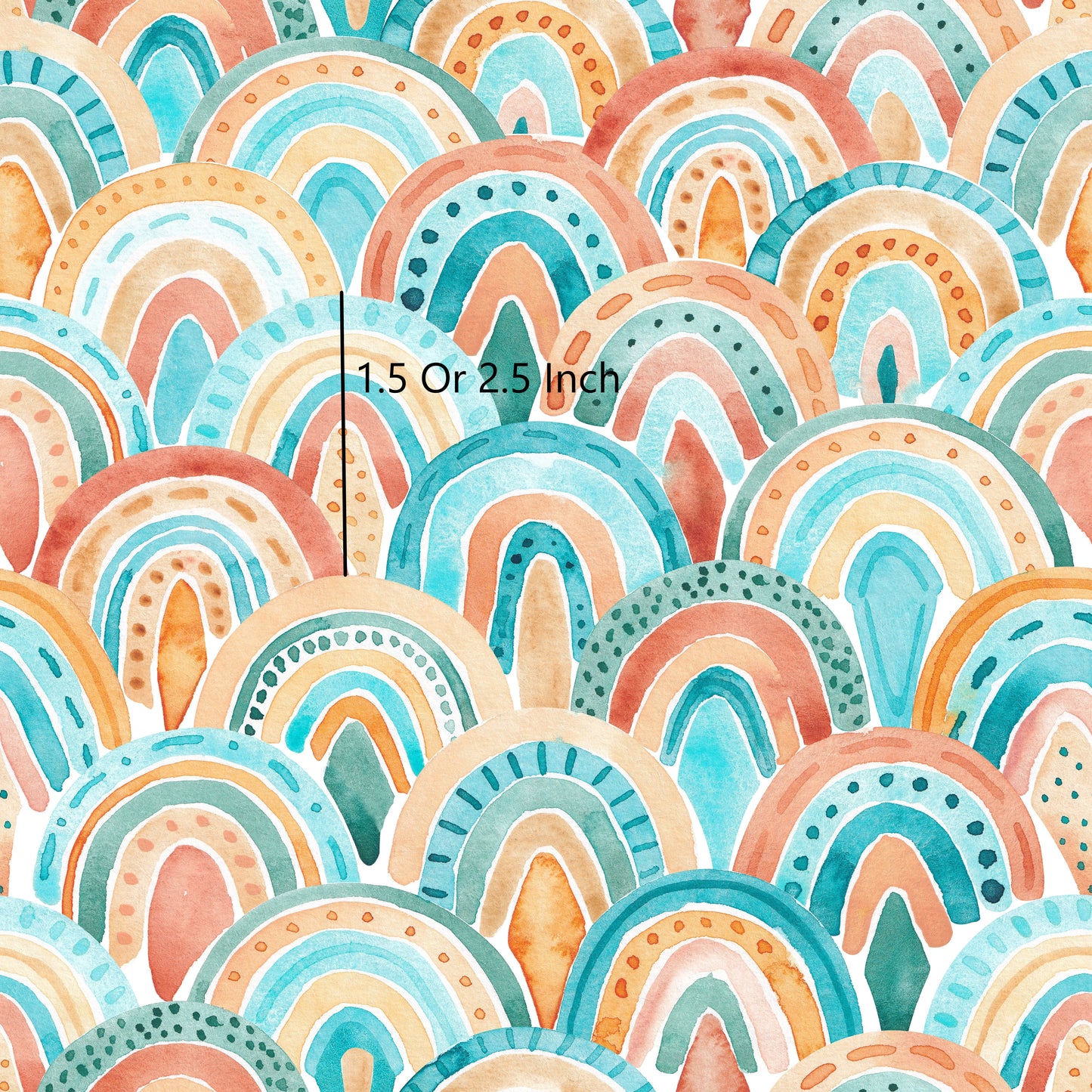 November Pre Order - Aqua & Mustard Rainbows