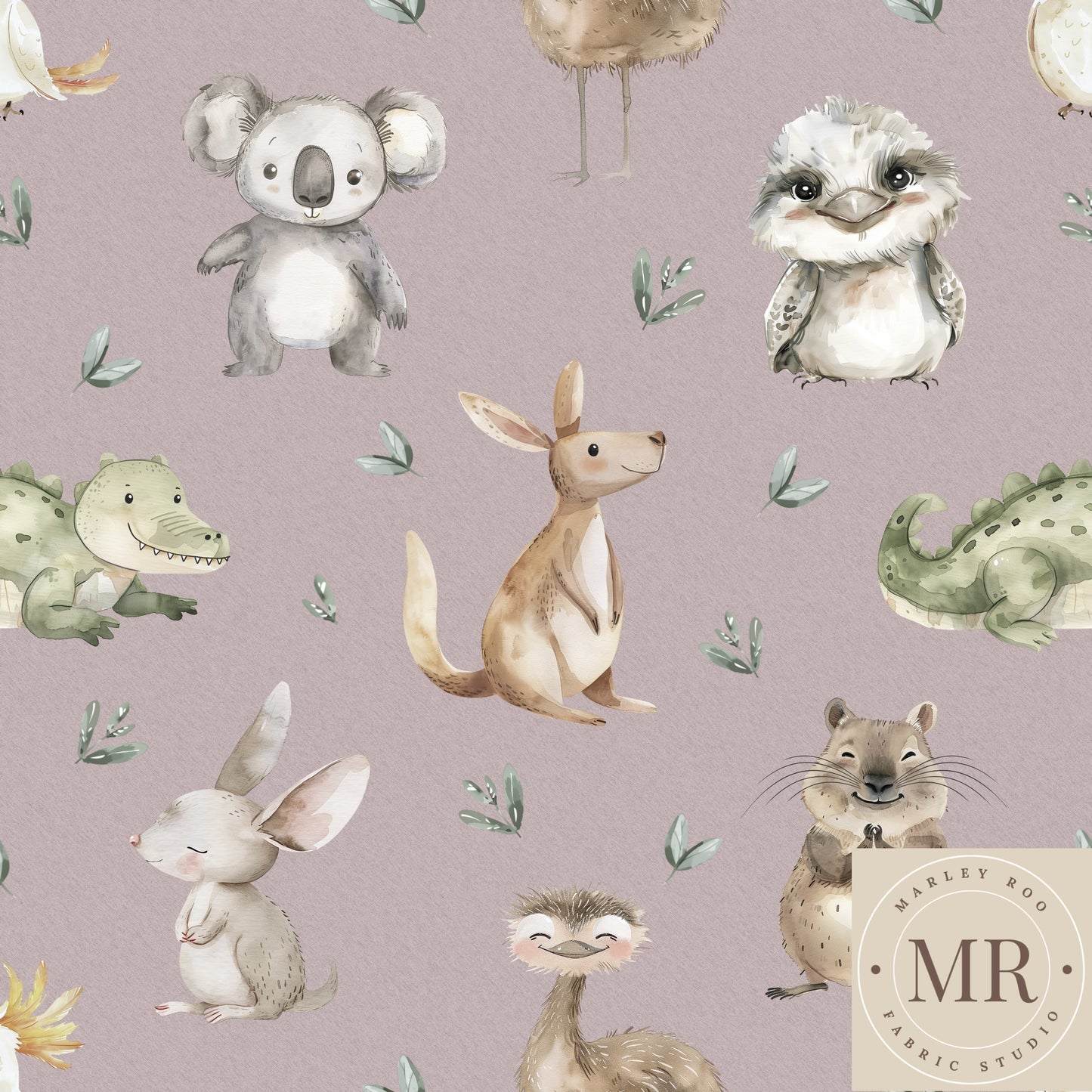 November Pre Order - Aussie Animals Dusty Rose