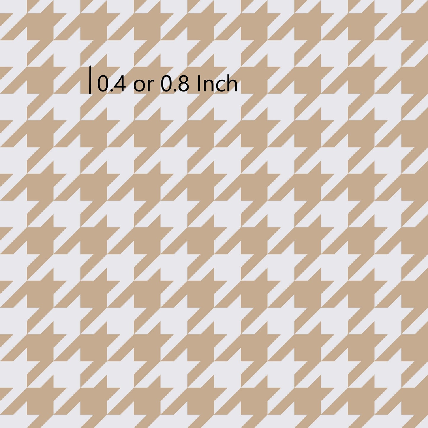 November Pre Order - Beige Houndstooth