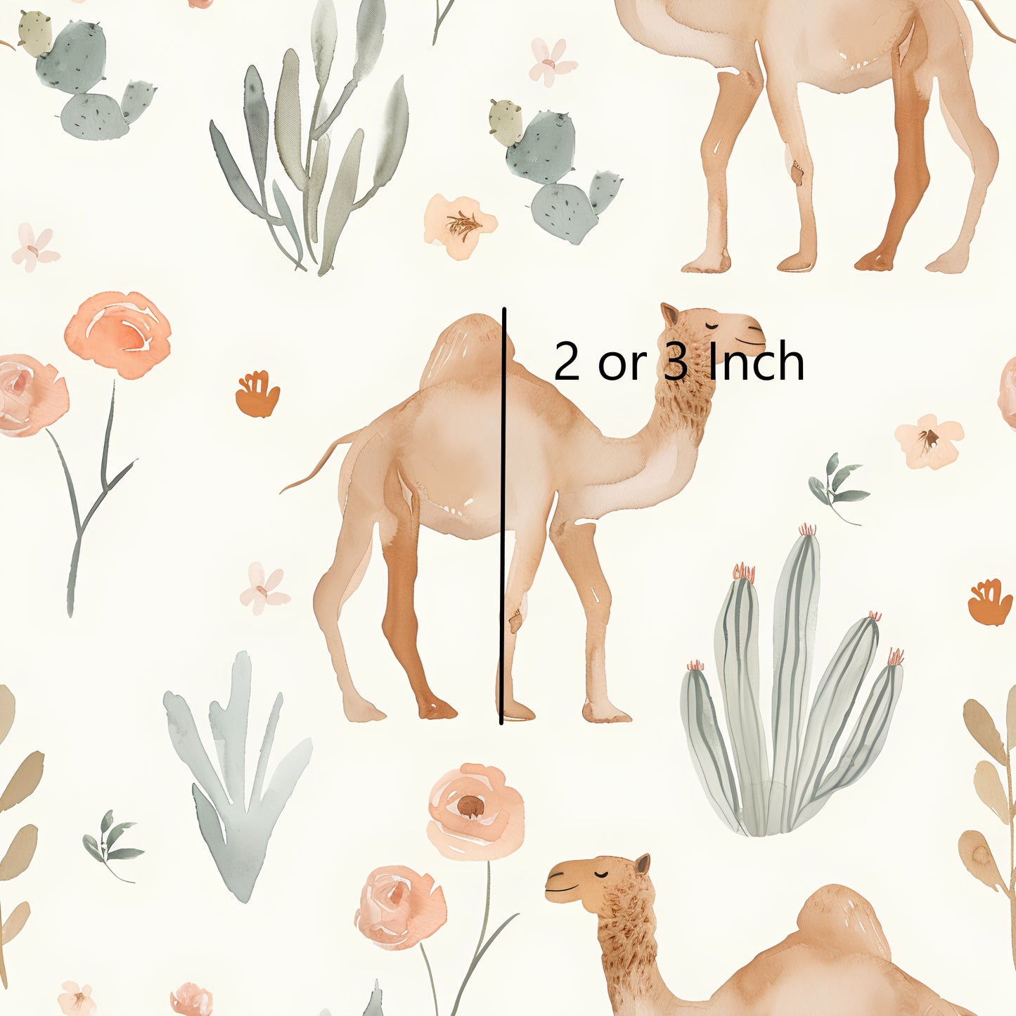June Pre Order - Floral Camel
