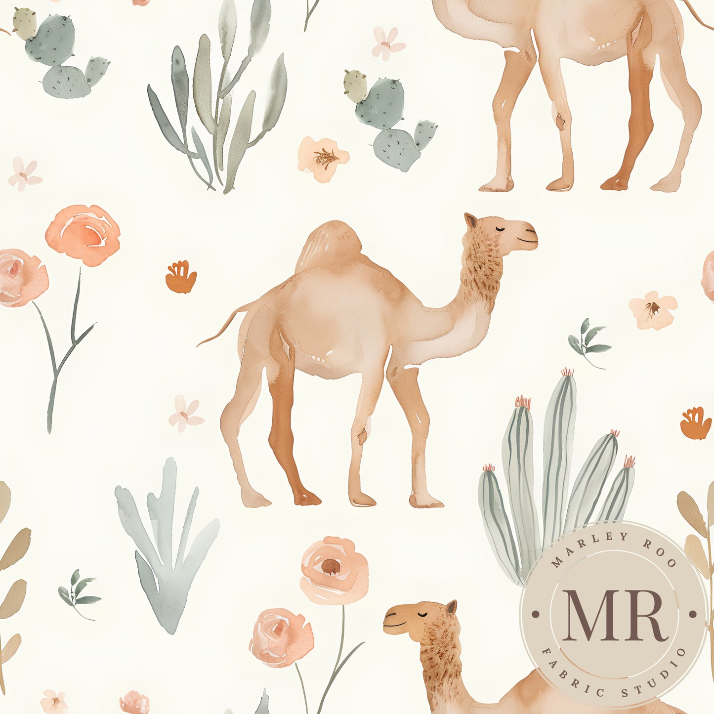 June Pre Order - Floral Camel