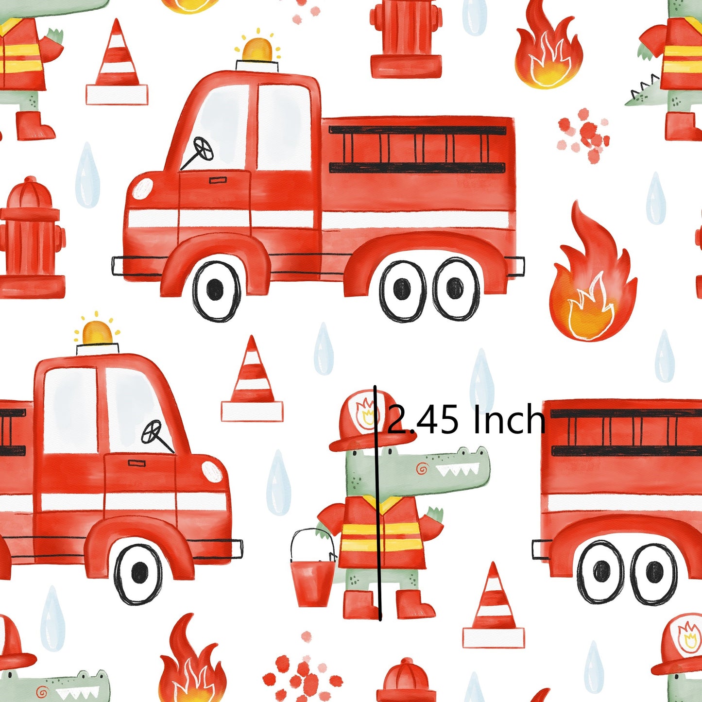 Fire Croc - Cotton Lycra Knit 220