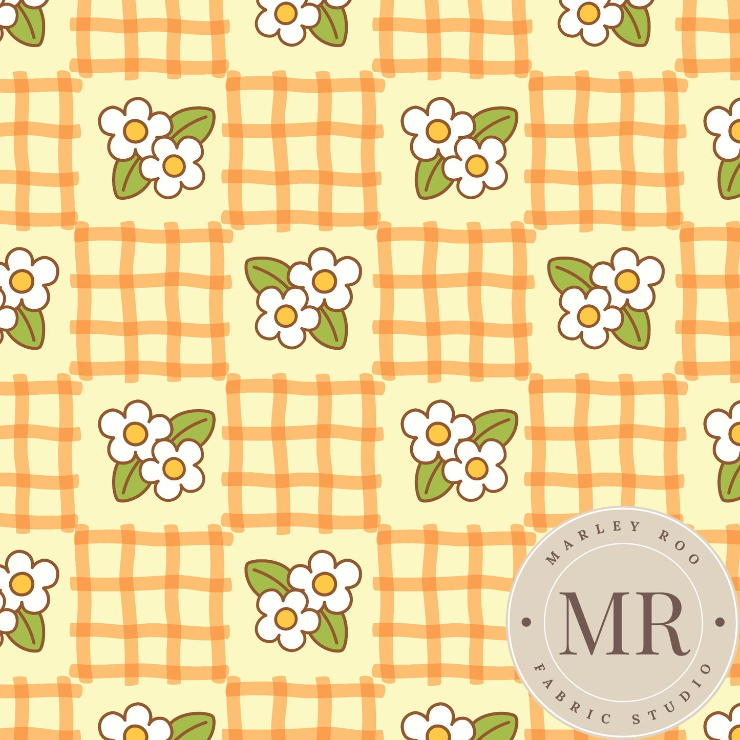 September Pre Order - Floral Gingham Squares