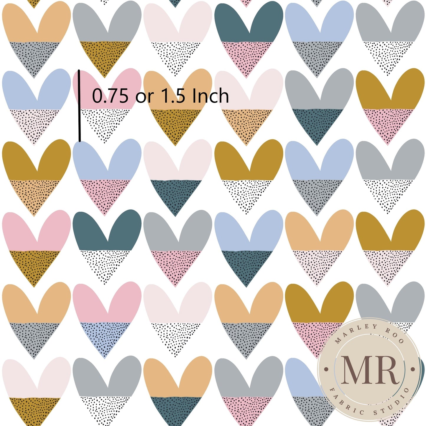 June Pre Order - Multi Colour Love Hearts