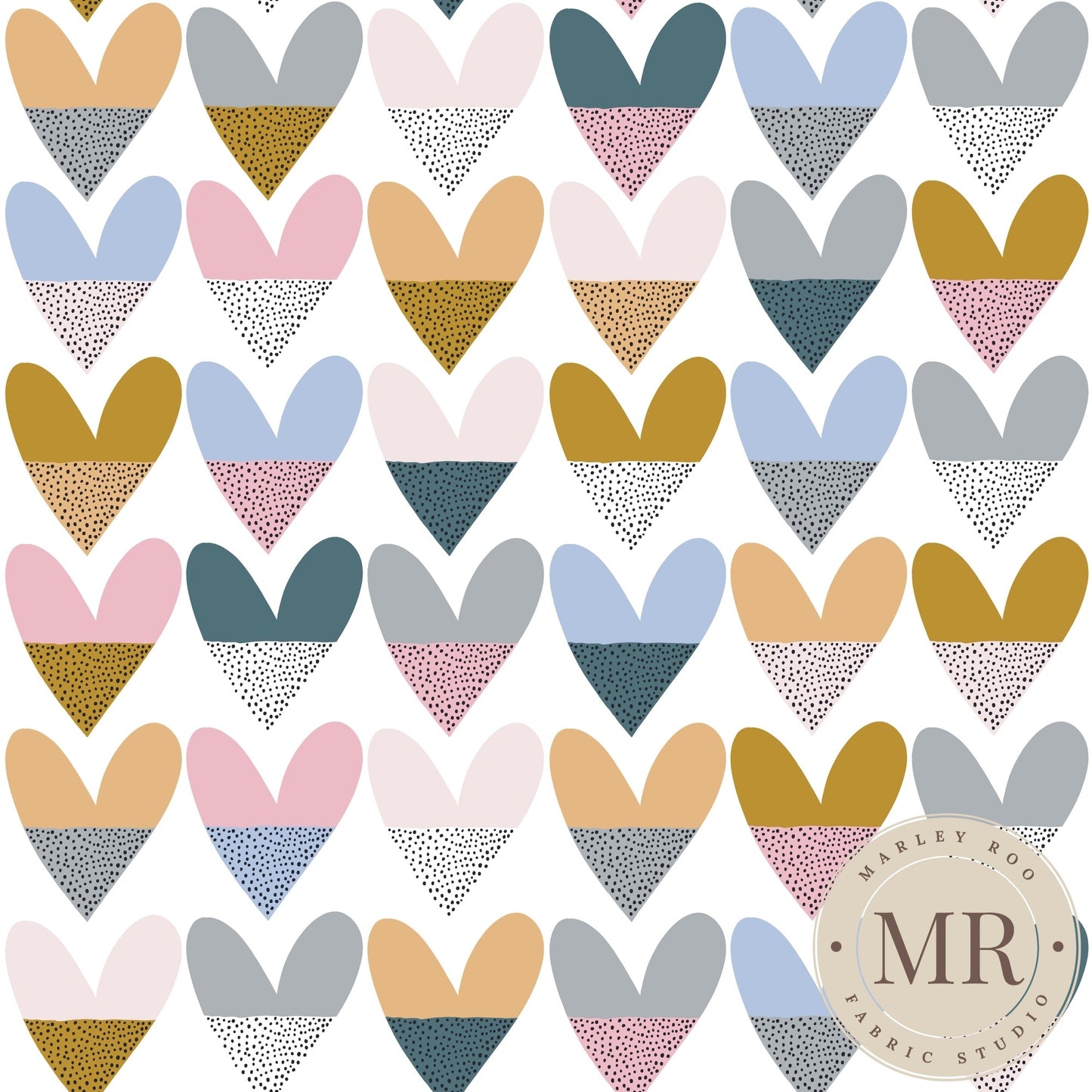 June Pre Order - Multi Colour Love Hearts