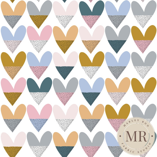 June Pre Order - Multi Colour Love Hearts