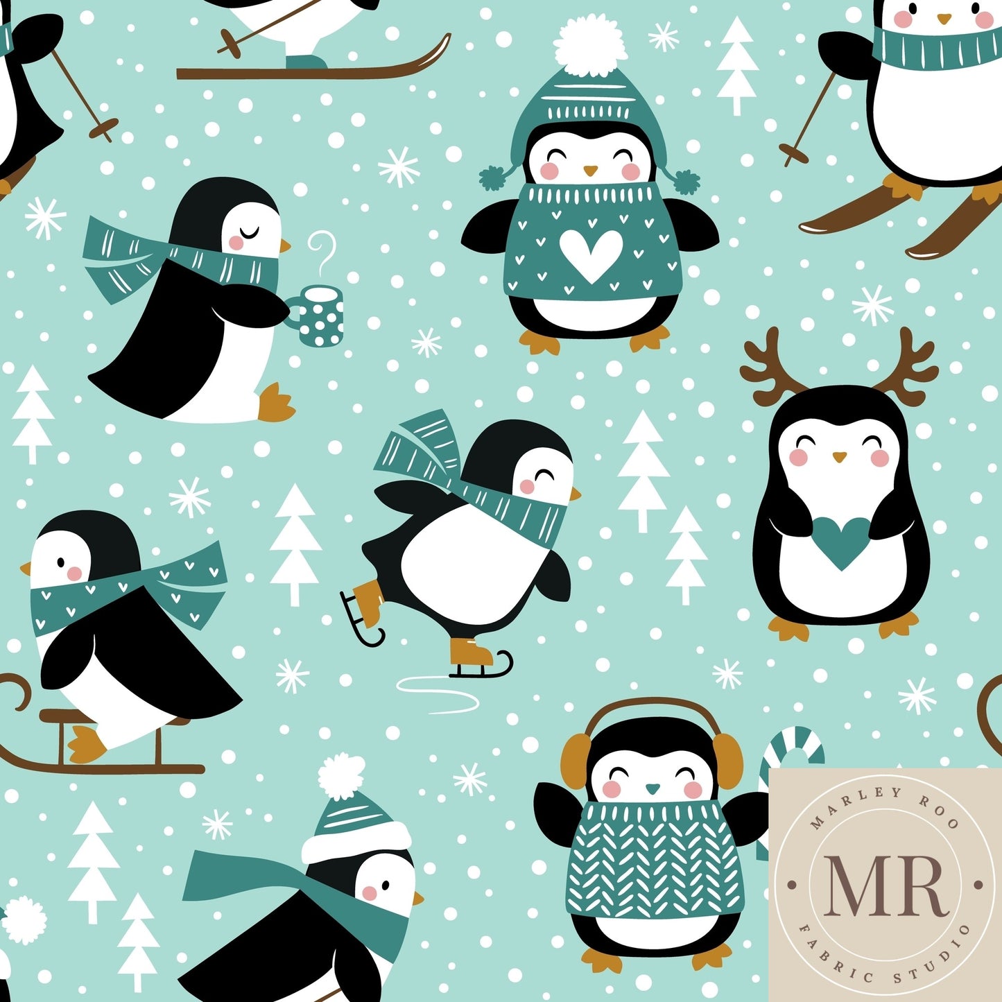 June Pre Order - Penguins on Snow