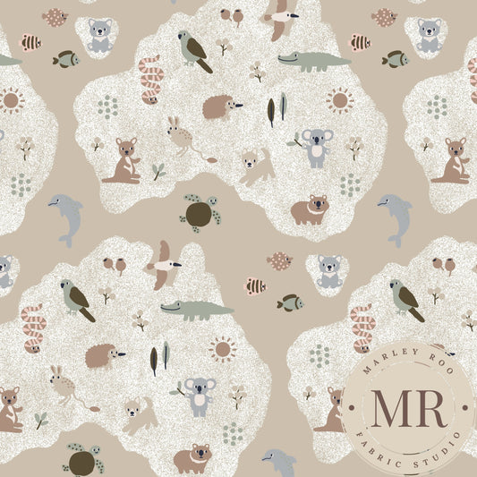 June Pre Order - Aussie Animal Map
