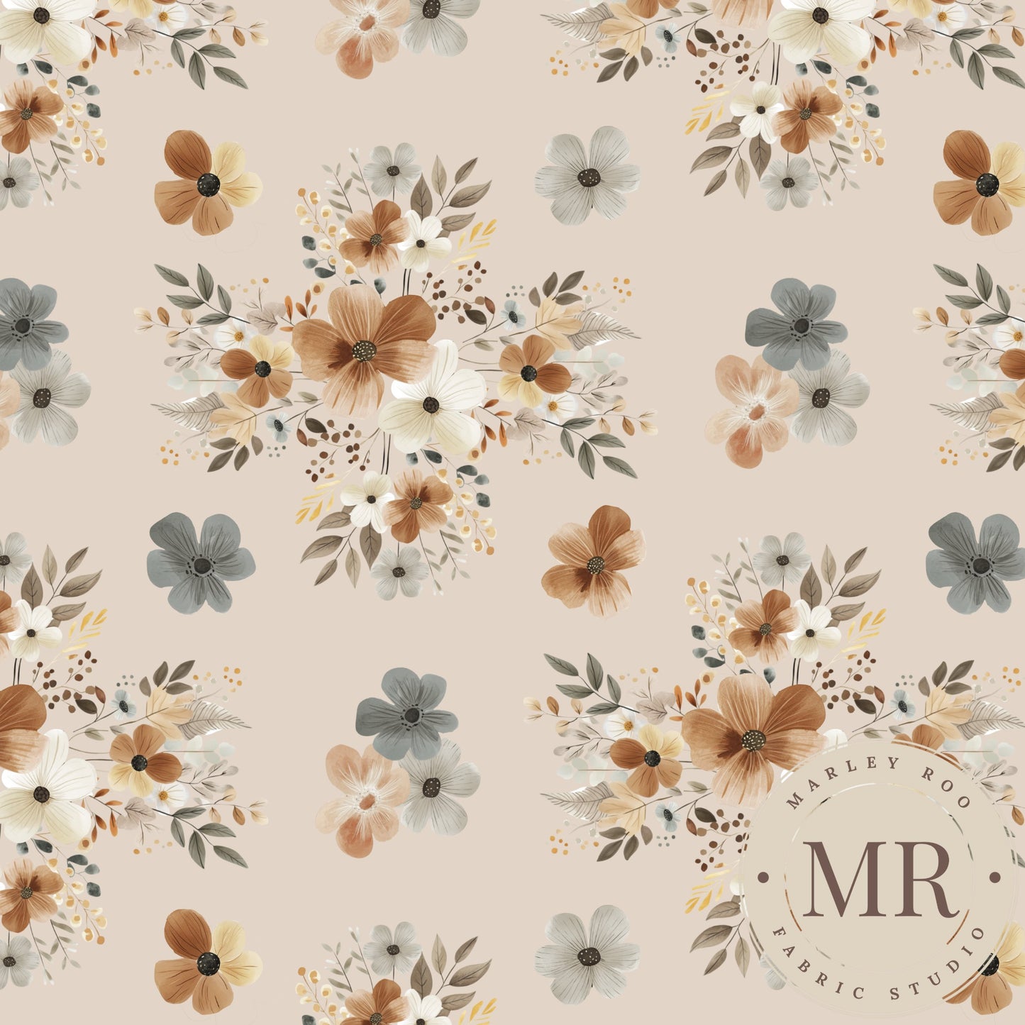 November Pre Order - Autumn Floral - Oyster