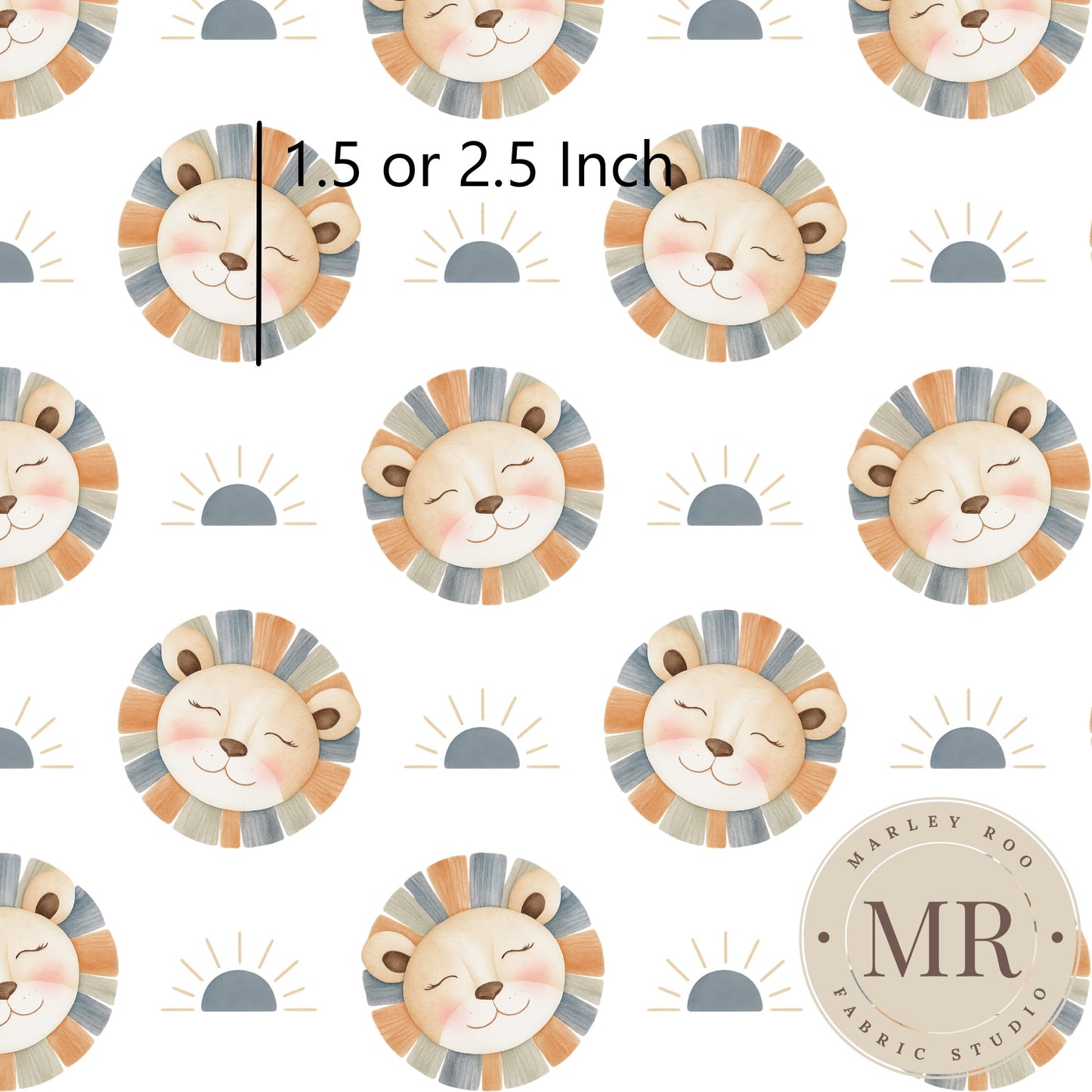 November Pre Order - Boho Lion Blue