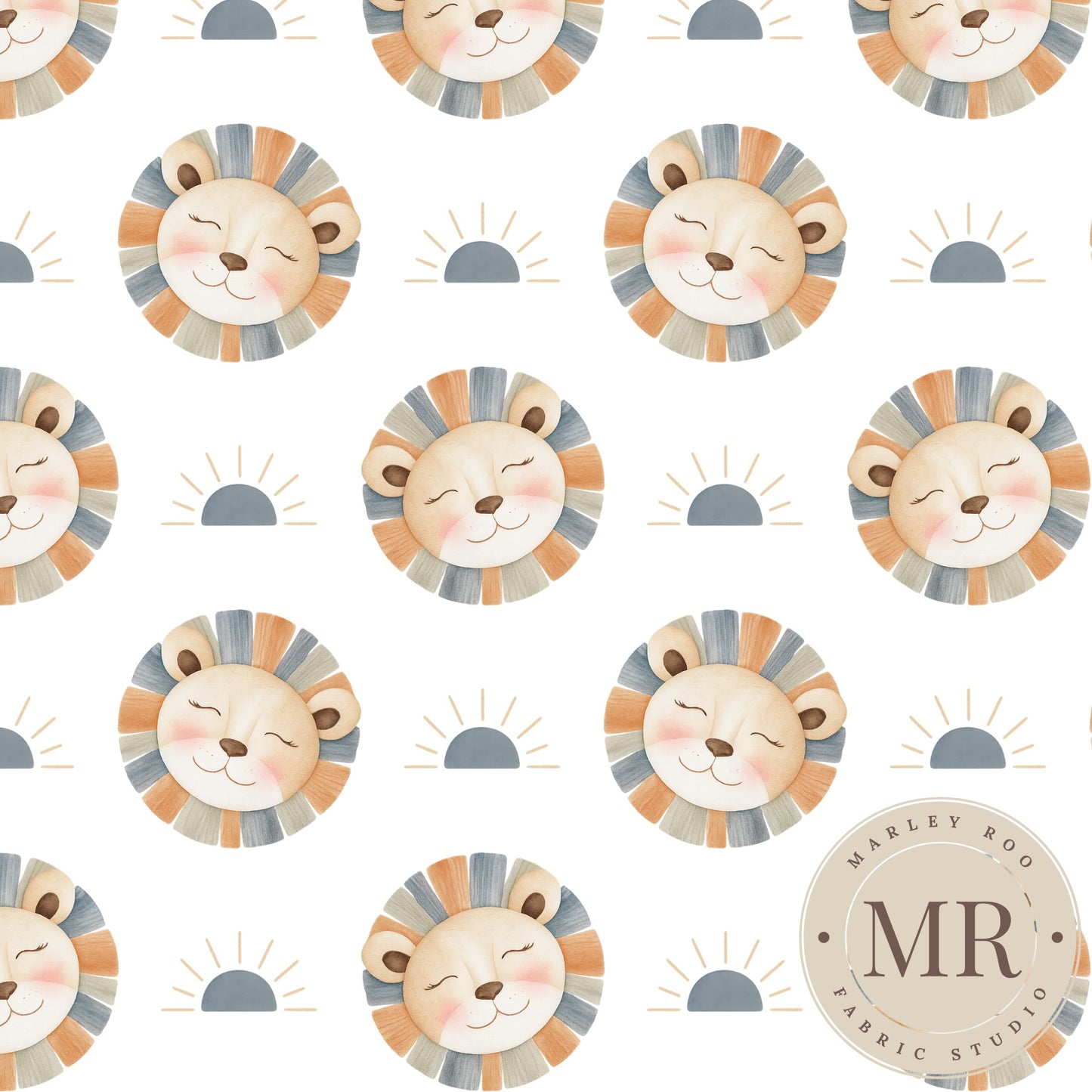 November Pre Order - Boho Lion Blue