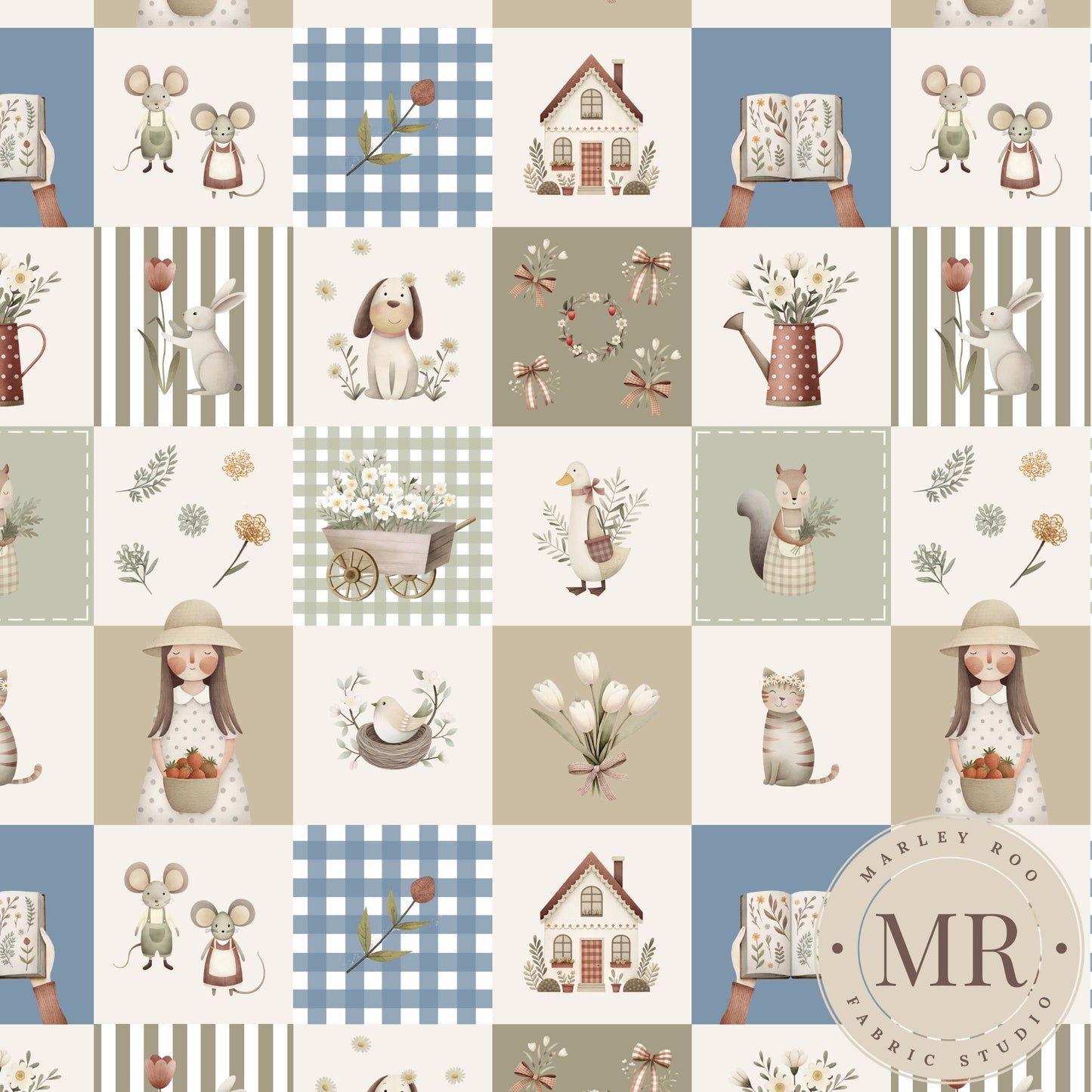 November Pre Order - Cottage Check - Earth