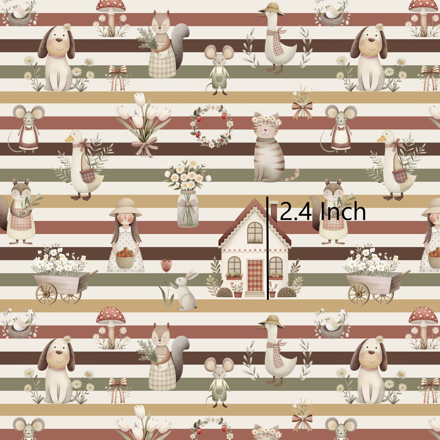 November Pre Order - Cottage - Multi Stripe