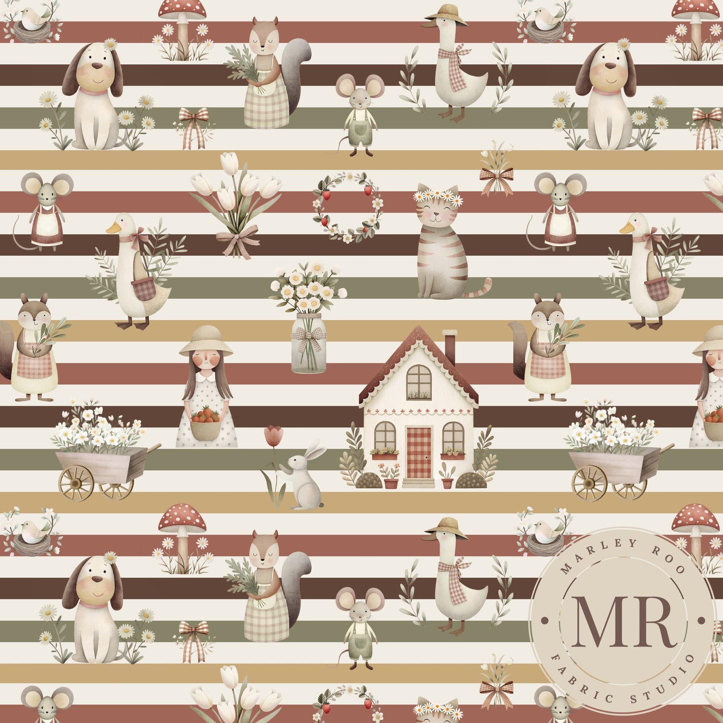 November Pre Order - Cottage - Multi Stripe