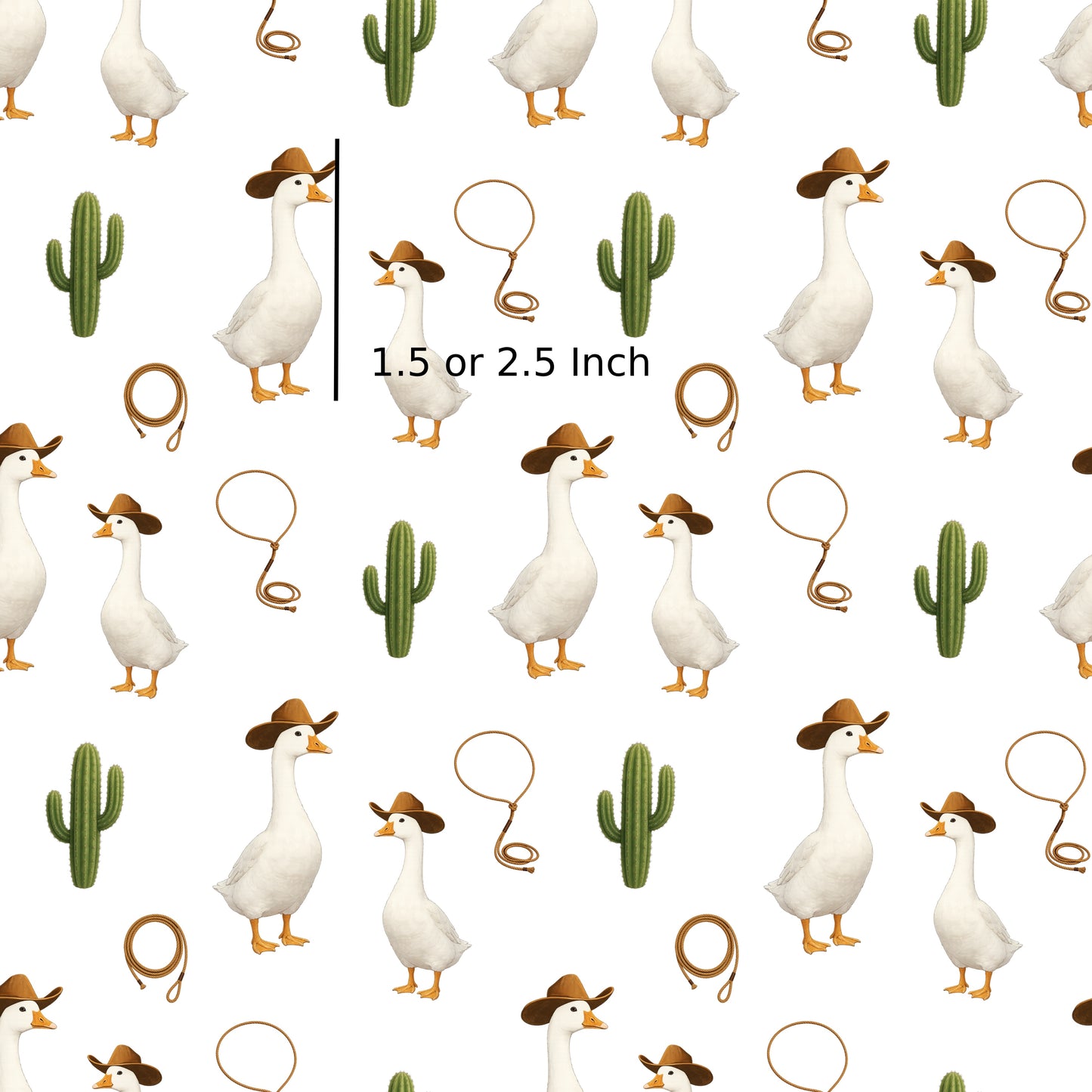 July Pre Order - Cowboy Duck White