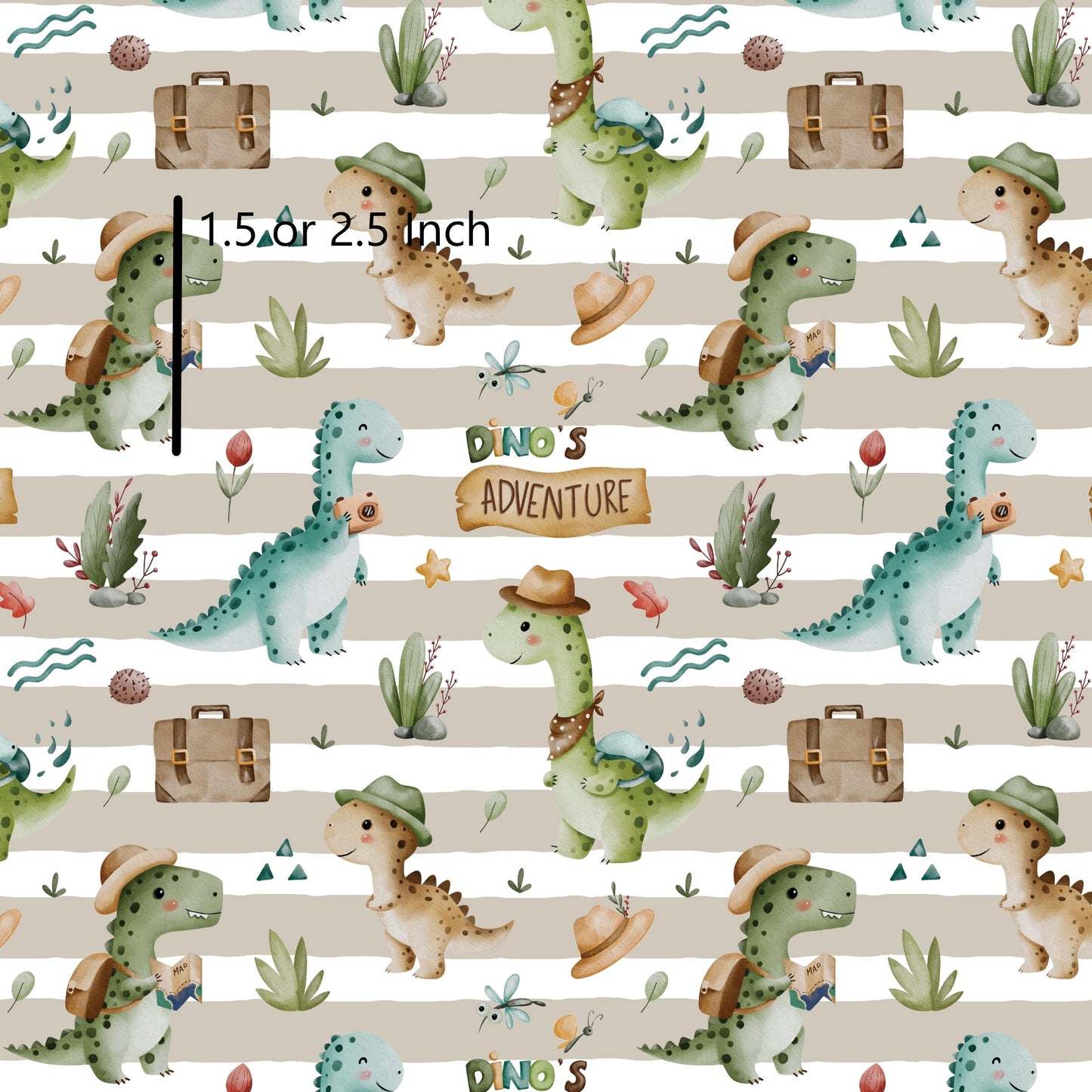 November Pre Order - Dino Adventure Latte Stripe