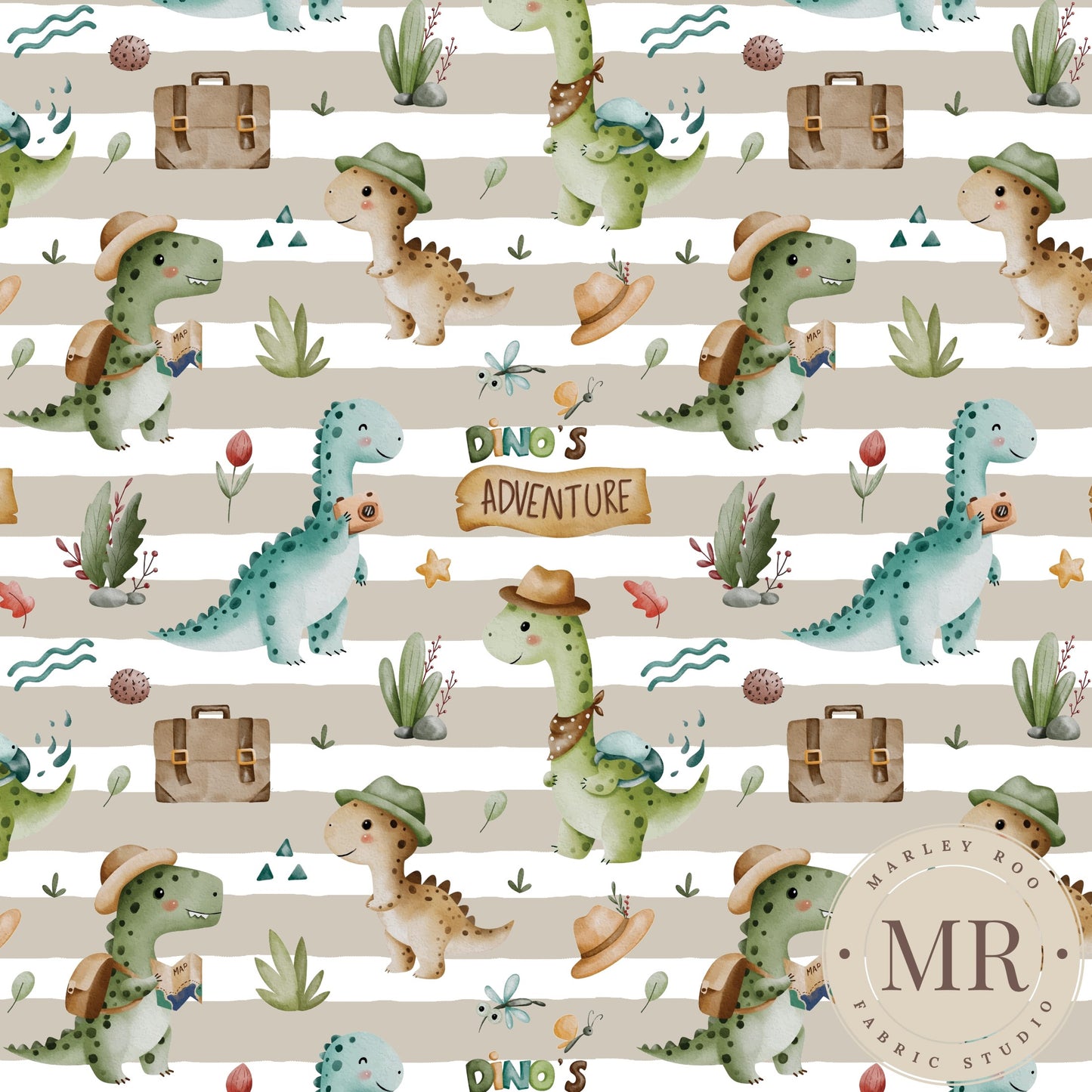 November Pre Order - Dino Adventure Latte Stripe