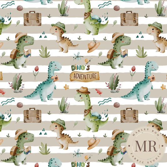 November Pre Order - Dino Adventure Latte Stripe