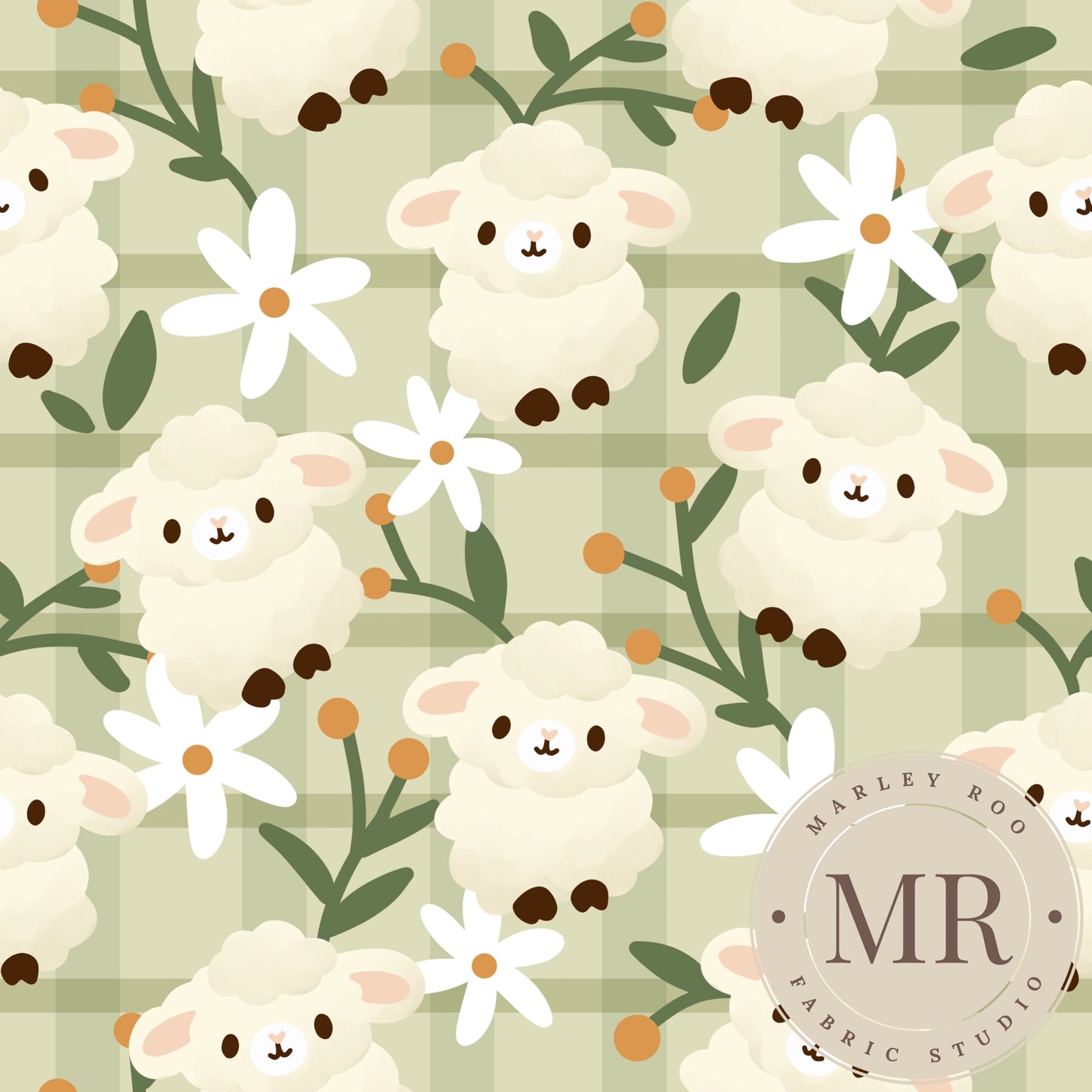 July Pre Order - Floral Sheep