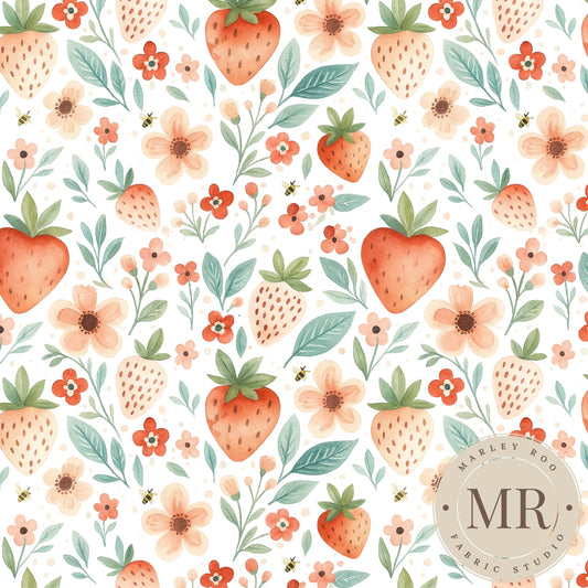 November Pre Order - Floral Strawberries