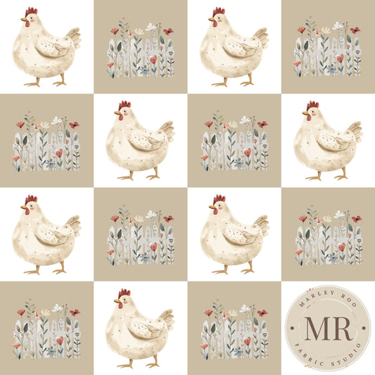 May Pre Order - Chicken & Flower - Check