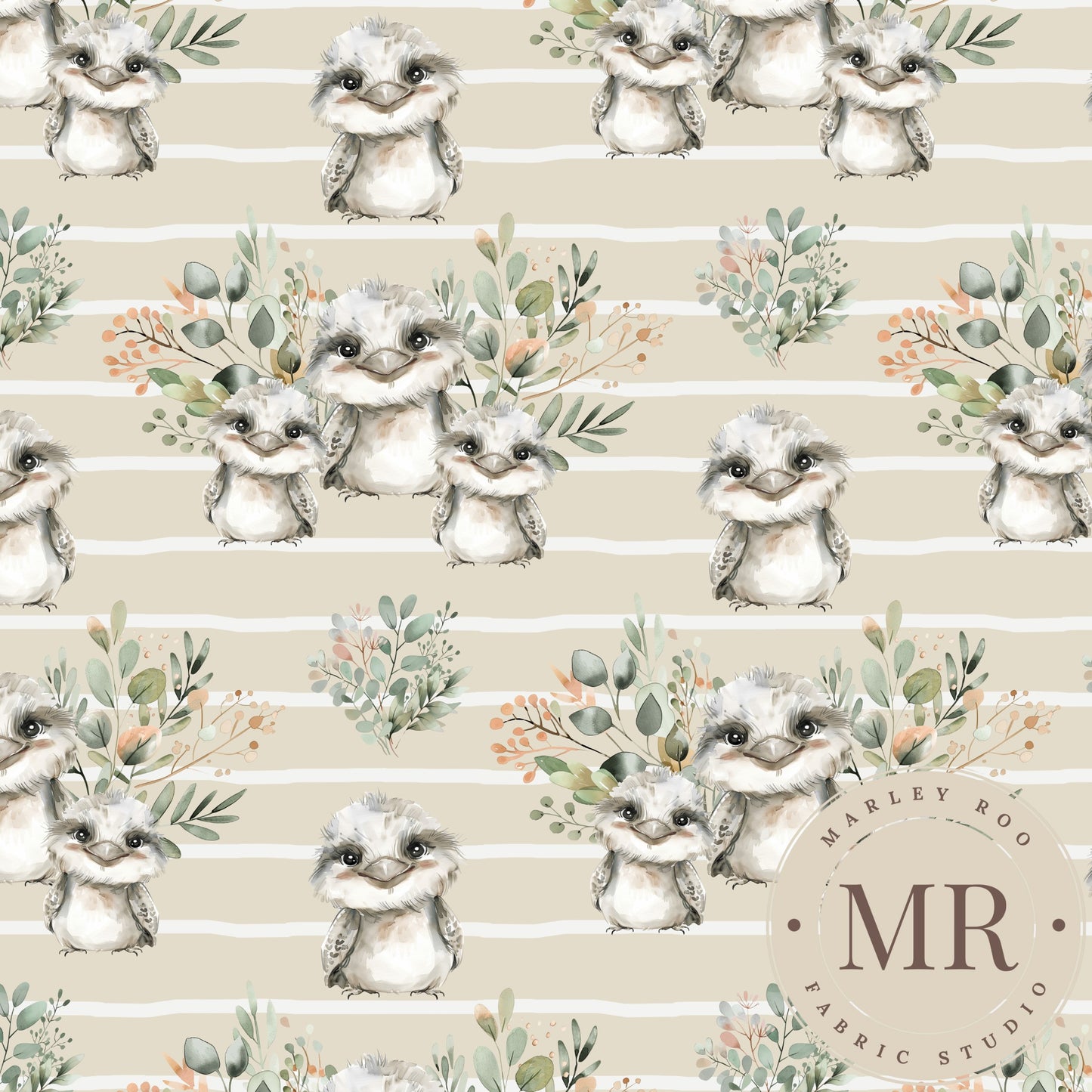 November Pre Order - Kookaburra Ecru Stripe