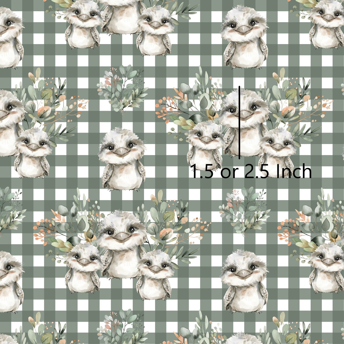 November Pre Order - Kookaburra Green Gingham